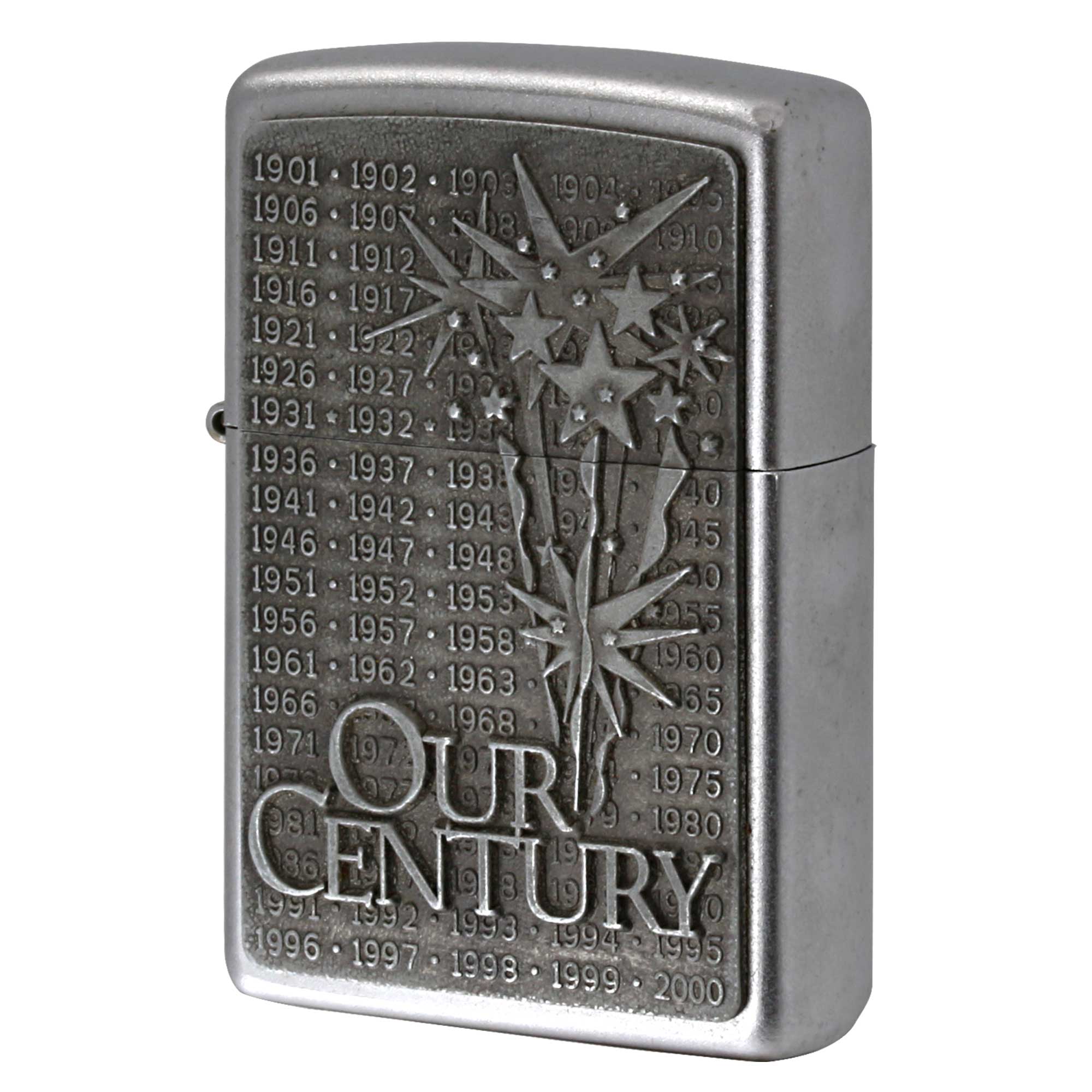 絶版/ヴィンテージ Zippo ジッポー 中古 2000年製造 The last Zippo collectible of the 20th century OUR CENTURY  [B]使用感ありやや傷汚れあり