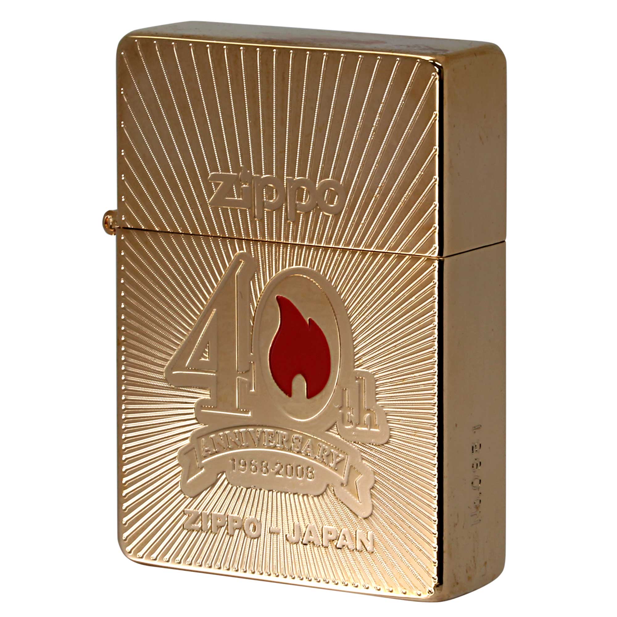 絶版/ヴィンテージ Zippo ジッポー 中古 2007年製造 1935レプリカ ZIPPO JAPAN 40th Anniversary 1932-2008 No.0931  [A]使用感少なく状態が良い