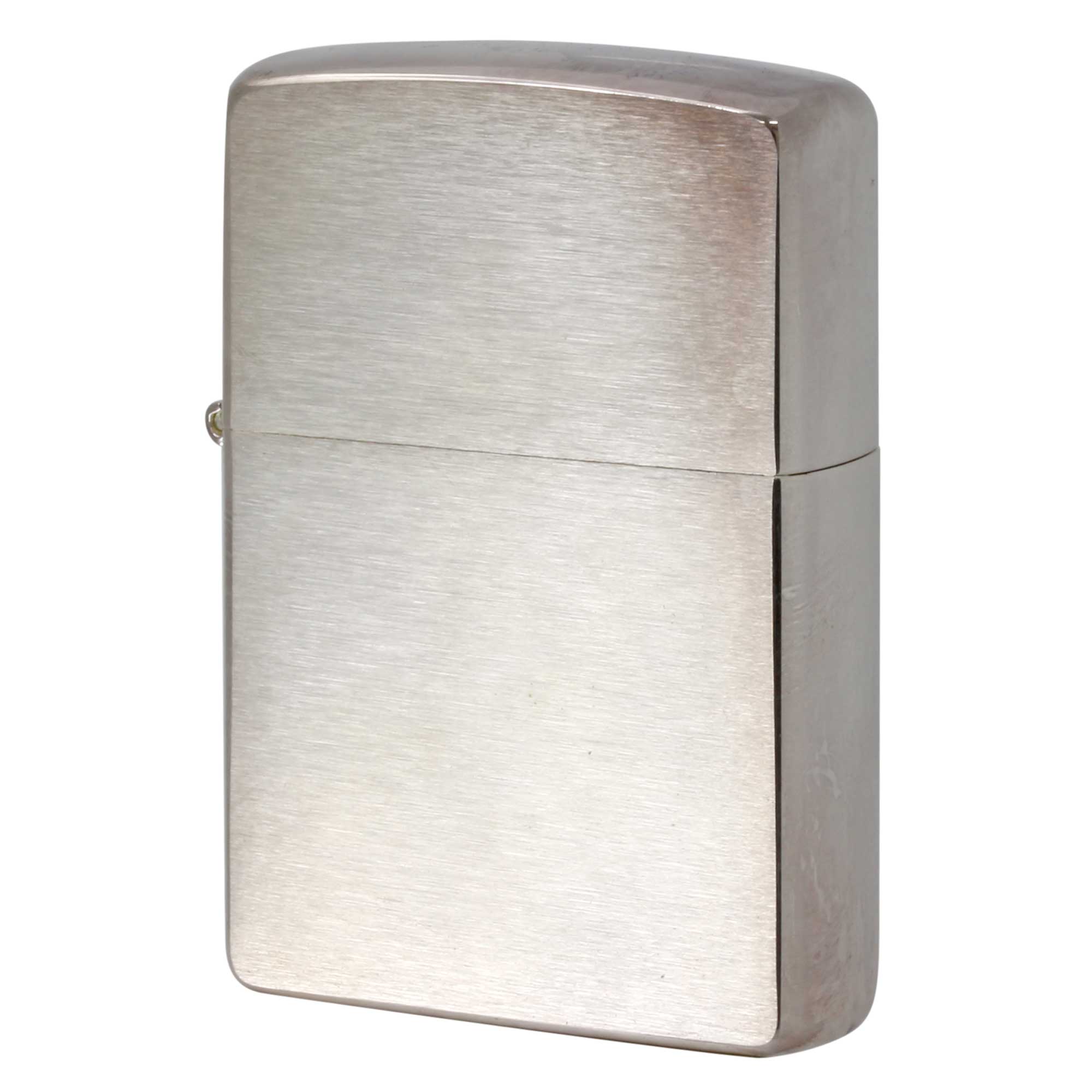 絶版/ヴィンテージ Zippo ジッポー 中古 2005年製造 シルバー プレート 銀メッキ Silver Plate  [S]ほぼ新品同様