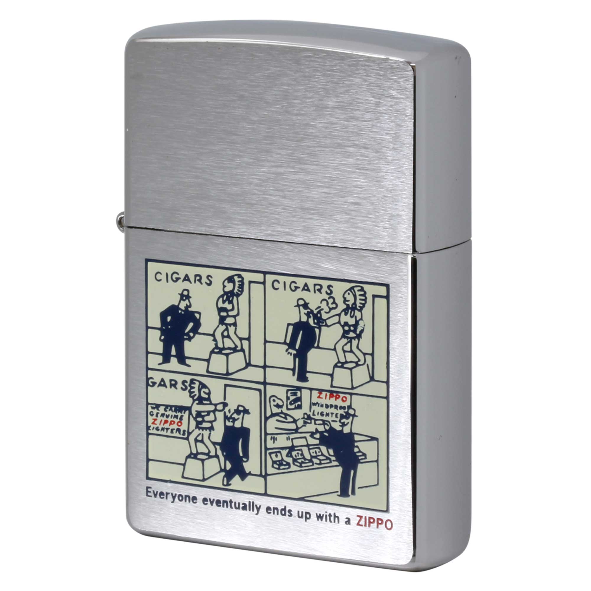 絶版/ヴィンテージ Zippo ジッポー 中古 1996年製造 CIGARS 1946年 雑誌広告デザイン  [S]ほぼ新品同様