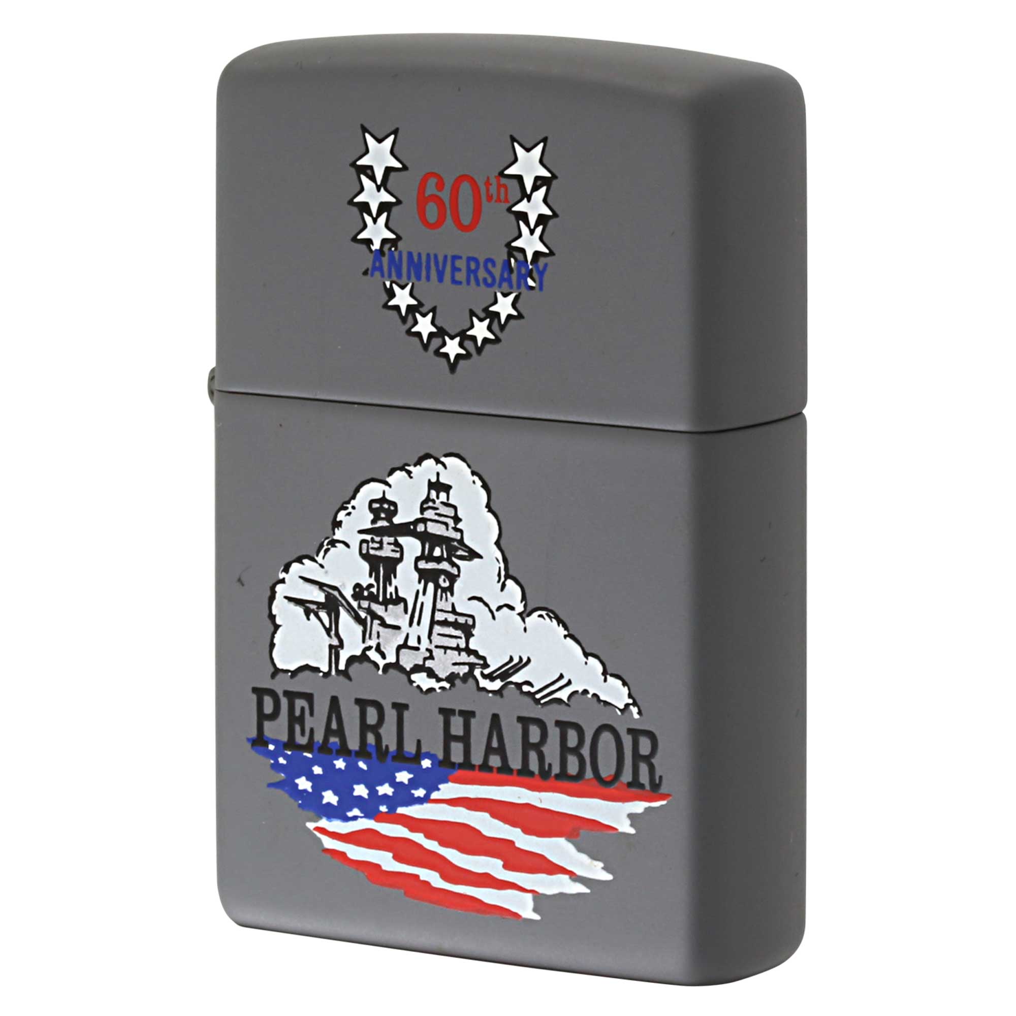 絶版/ヴィンテージ Zippo ジッポー 中古 2001年製造 PEARL HARBOR 60th ANNIVERSARY パールハーバー 60周年記念  [S]ほぼ新品同様
