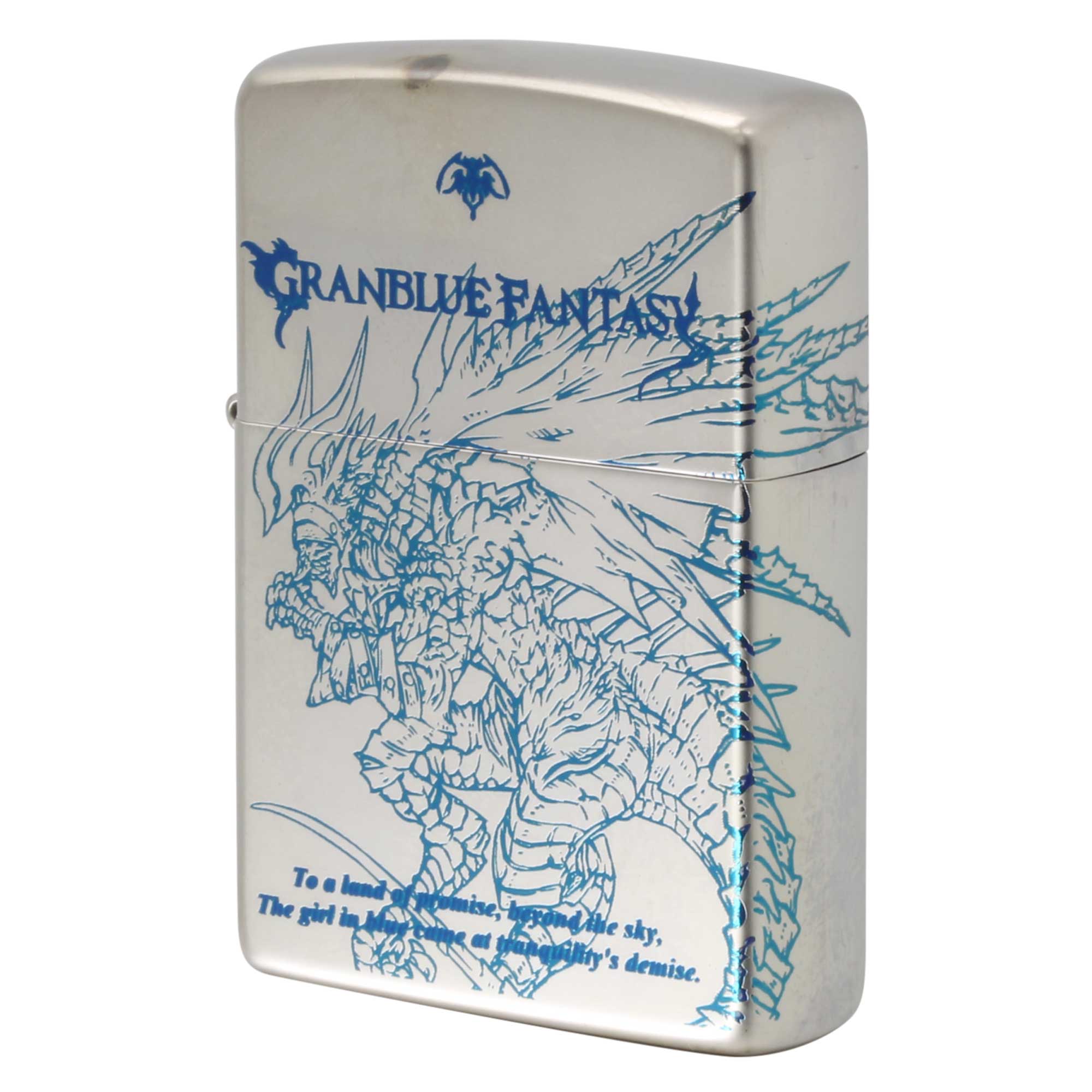 絶版/ヴィンテージ Zippo ジッポー 中古 2016年製造 グランブルーファンタジー GRANDBLUE FANTASY バハムート  [A]使用感少なく状態が良い