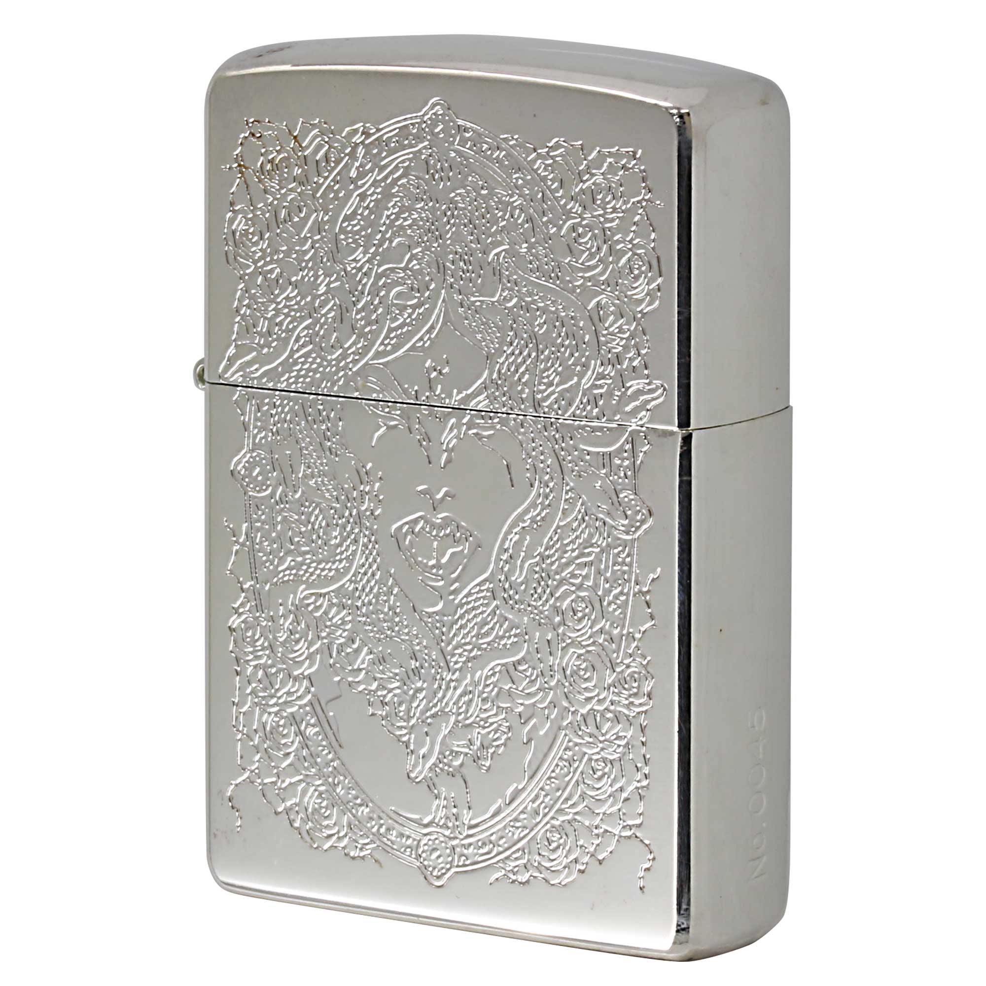 絶版/ヴィンテージ Zippo ジッポー 中古 2007年製造 ギリシア神話 メドゥーサ No.0045  [S]ほぼ新品同様