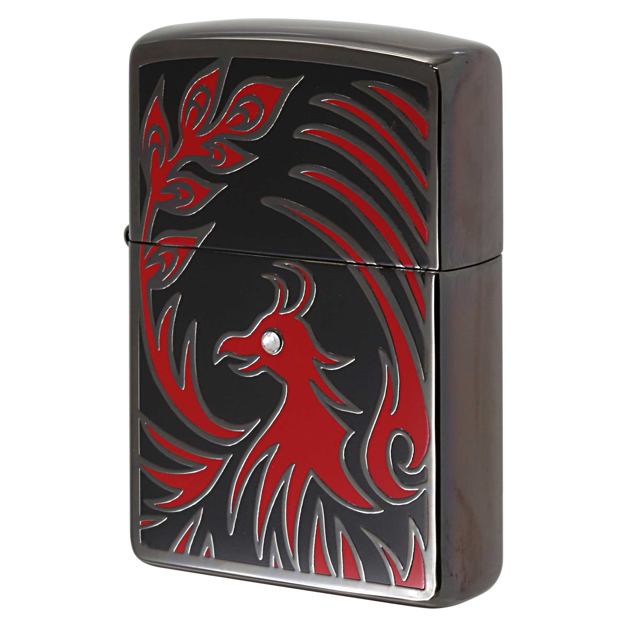 絶版/ヴィンテージ Zippo ジッポー 中古 2006年製造 不死鳥 PHOENIX フェニクス BK  [S]ほぼ新品同様