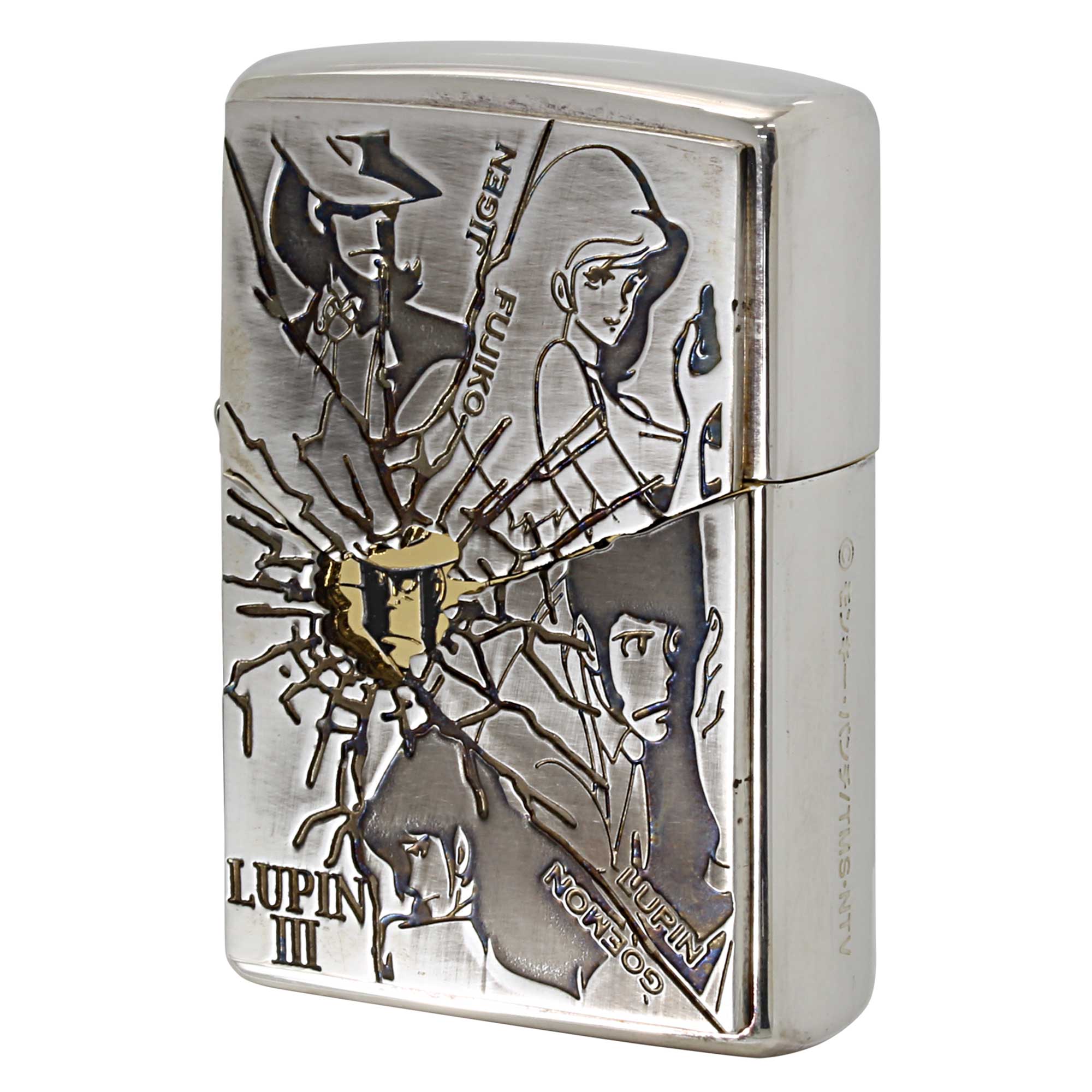 絶版/ヴィンテージ Zippo ジッポー 中古 2005年製造 ルパン三世3 LUPIN FAMILY Ver.  [A]使用感少なく状態が良い