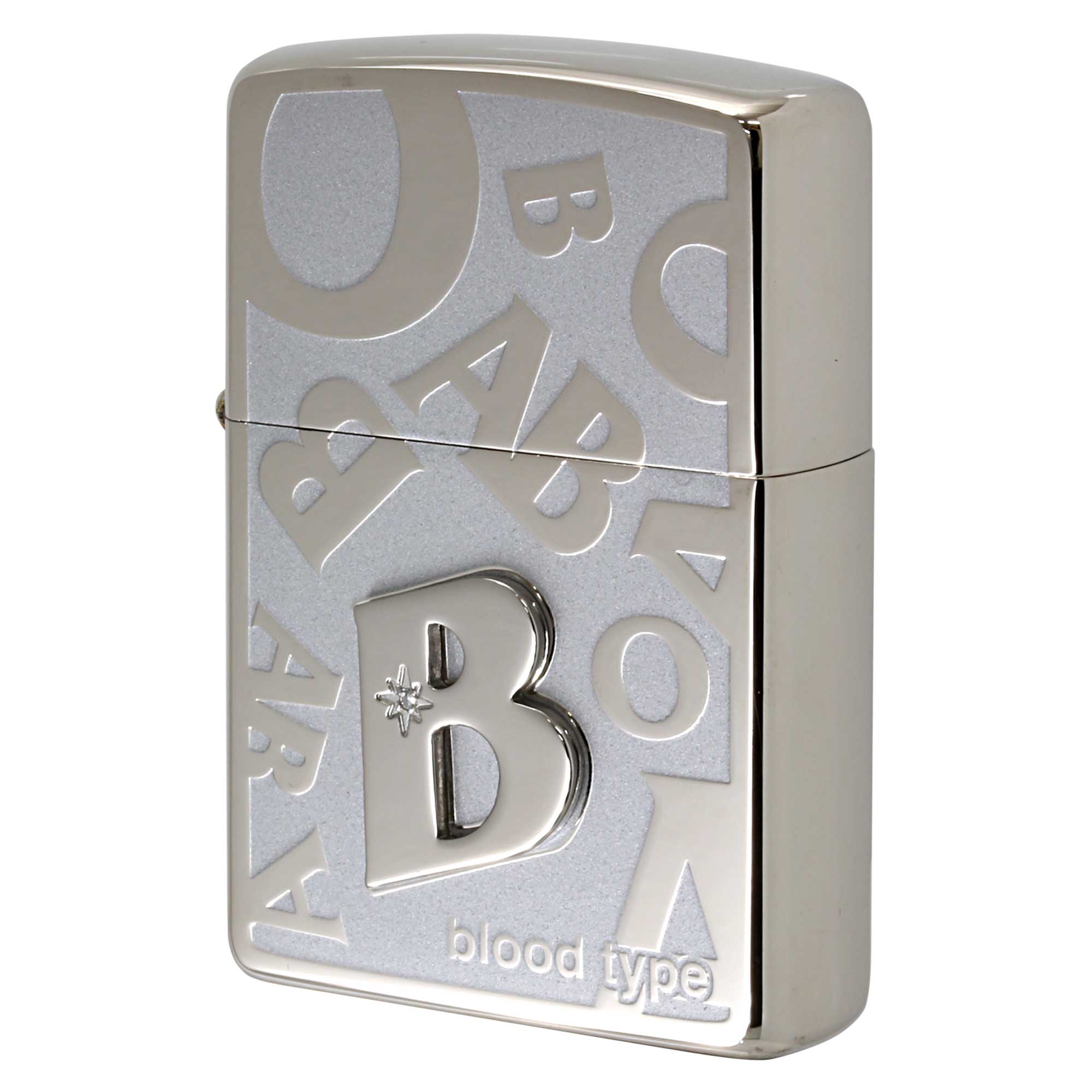 絶版/ヴィンテージ Zippo ジッポー 中古 2006年製造 血液型 B型 blood type B  [S]ほぼ新品同様