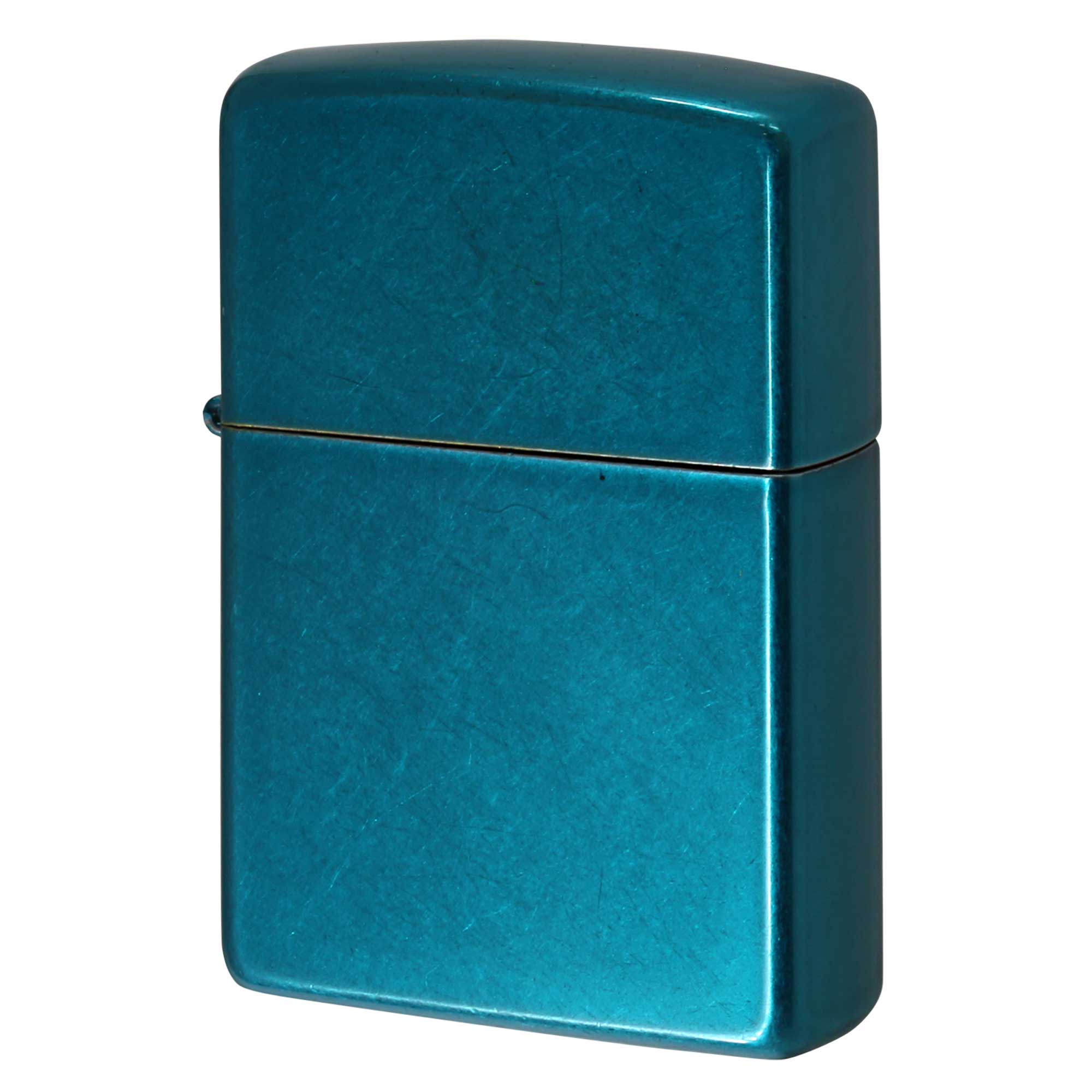 絶版/ヴィンテージ Zippo ジッポー 中古 2006年製造 No.24004 CANDY TEAL キャンディティール  [S]ほぼ新品同様
