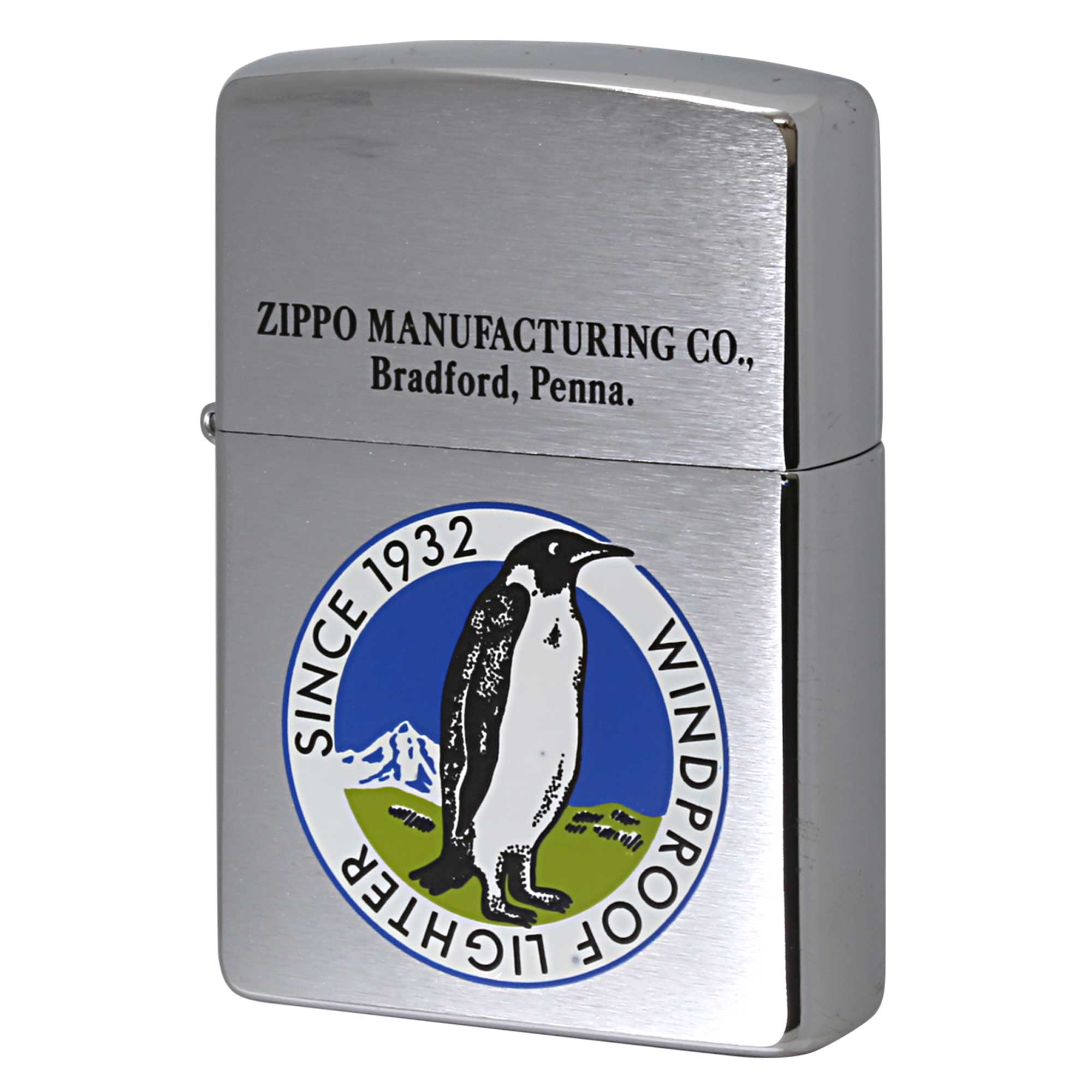 絶版/ヴィンテージ Zippo ジッポー 中古 2006年製造 WIND PROOF LIGHTER SINC1932 ペンギン  [S]ほぼ新品同様