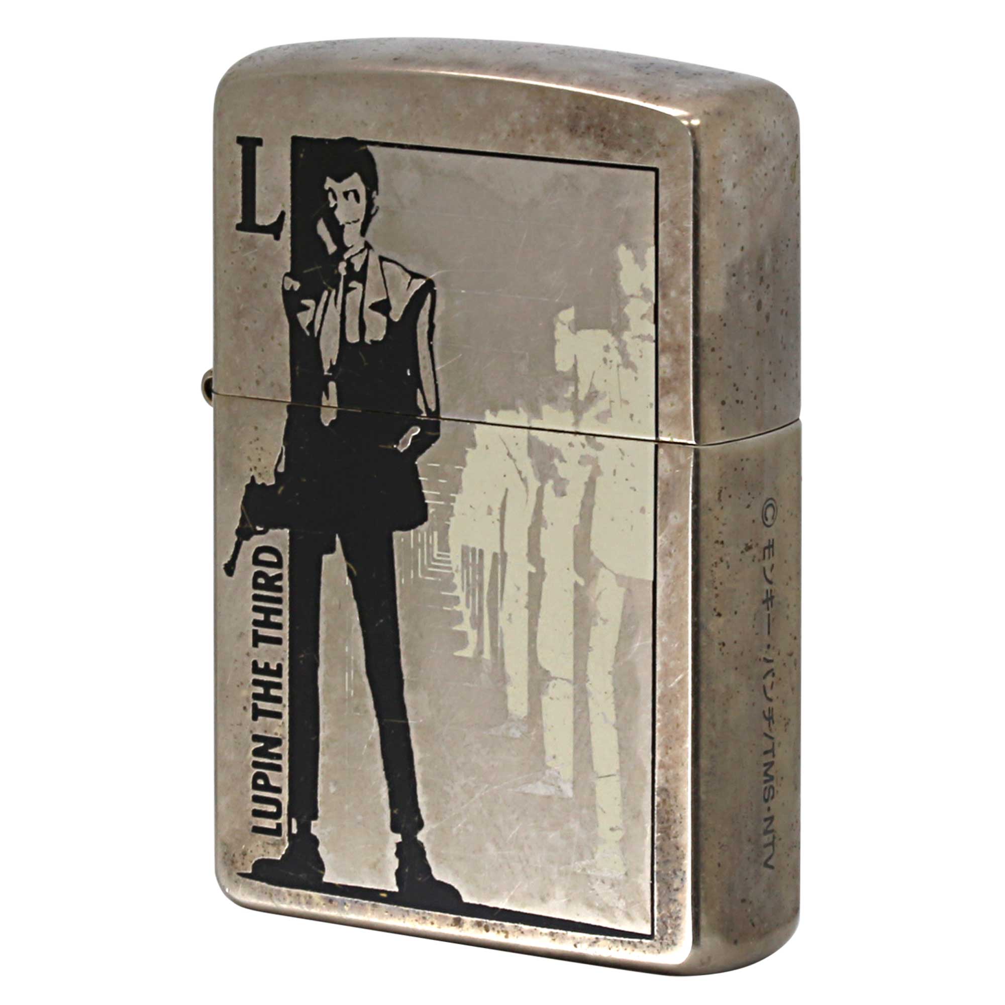 絶版/ヴィンテージ Zippo ジッポー 中古 2004年製造 ルパン三世 ミラーオンミラー ルパン  [C]使用感あり傷汚れあり