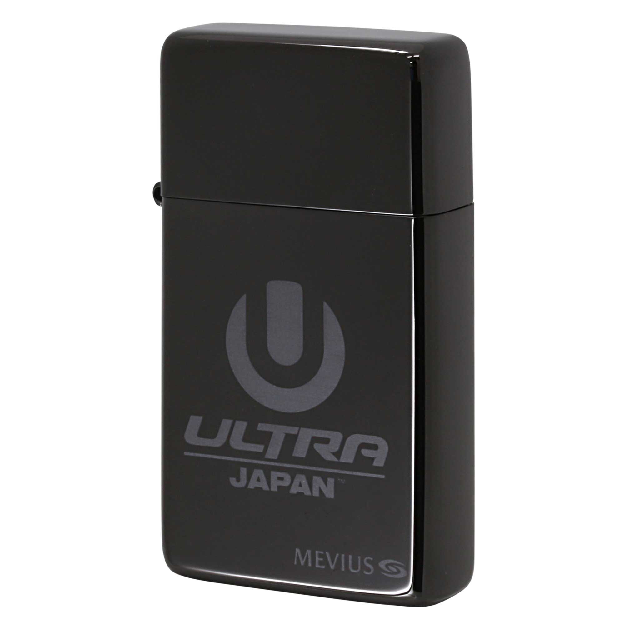 絶版/ヴィンテージ Zippo ジッポー 中古 2010年製造 スリム アーマー メビウス MEVIUS ULTRA JAPAN BK 懸賞品  [N]未使用・新品