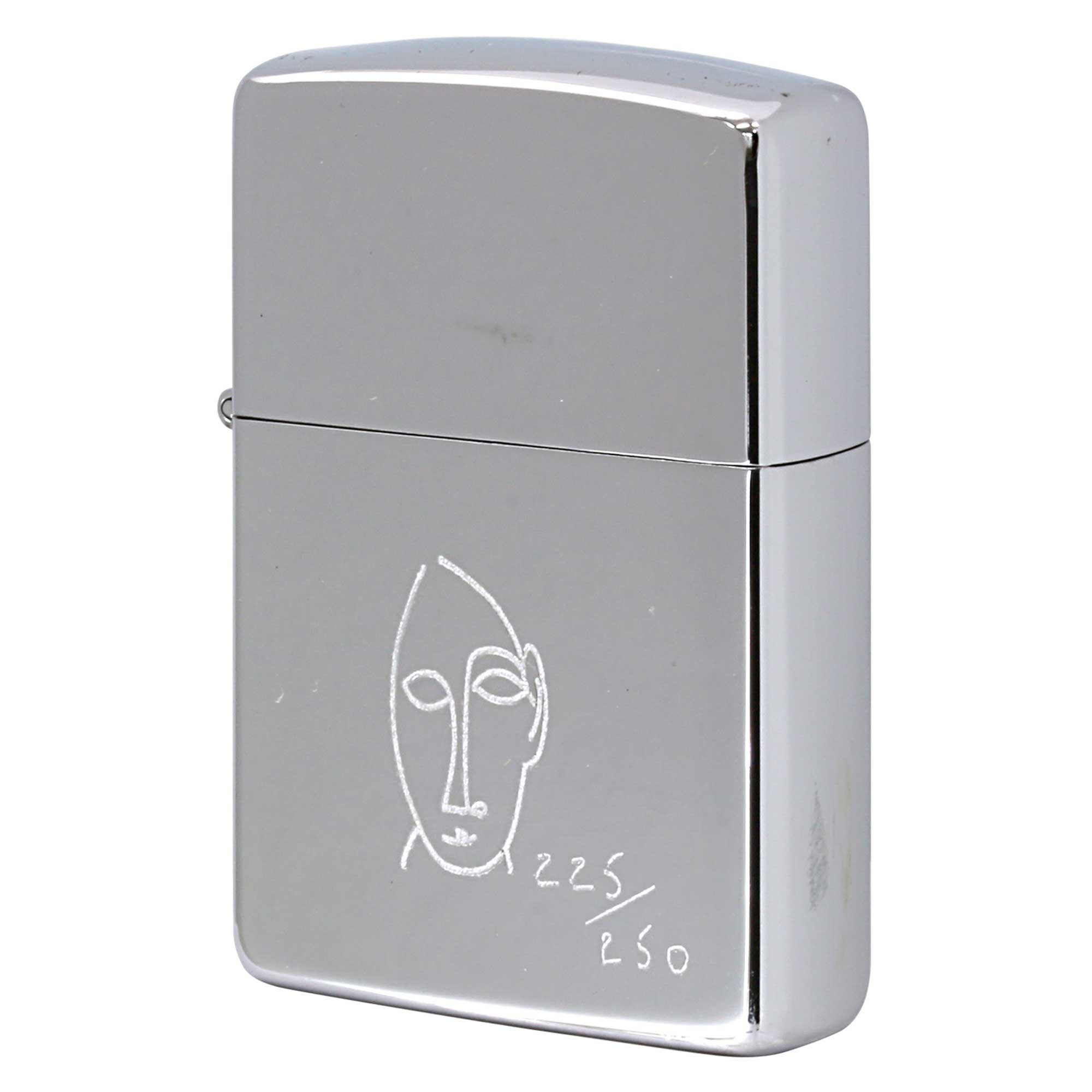 絶版/ヴィンテージ Zippo ジッポー 中古 1994年製造 ZIPPO Paul Smith ポール・スミス フェイス 顔 シリアル番号 No.225  [A]使用感少なく状態が良い
