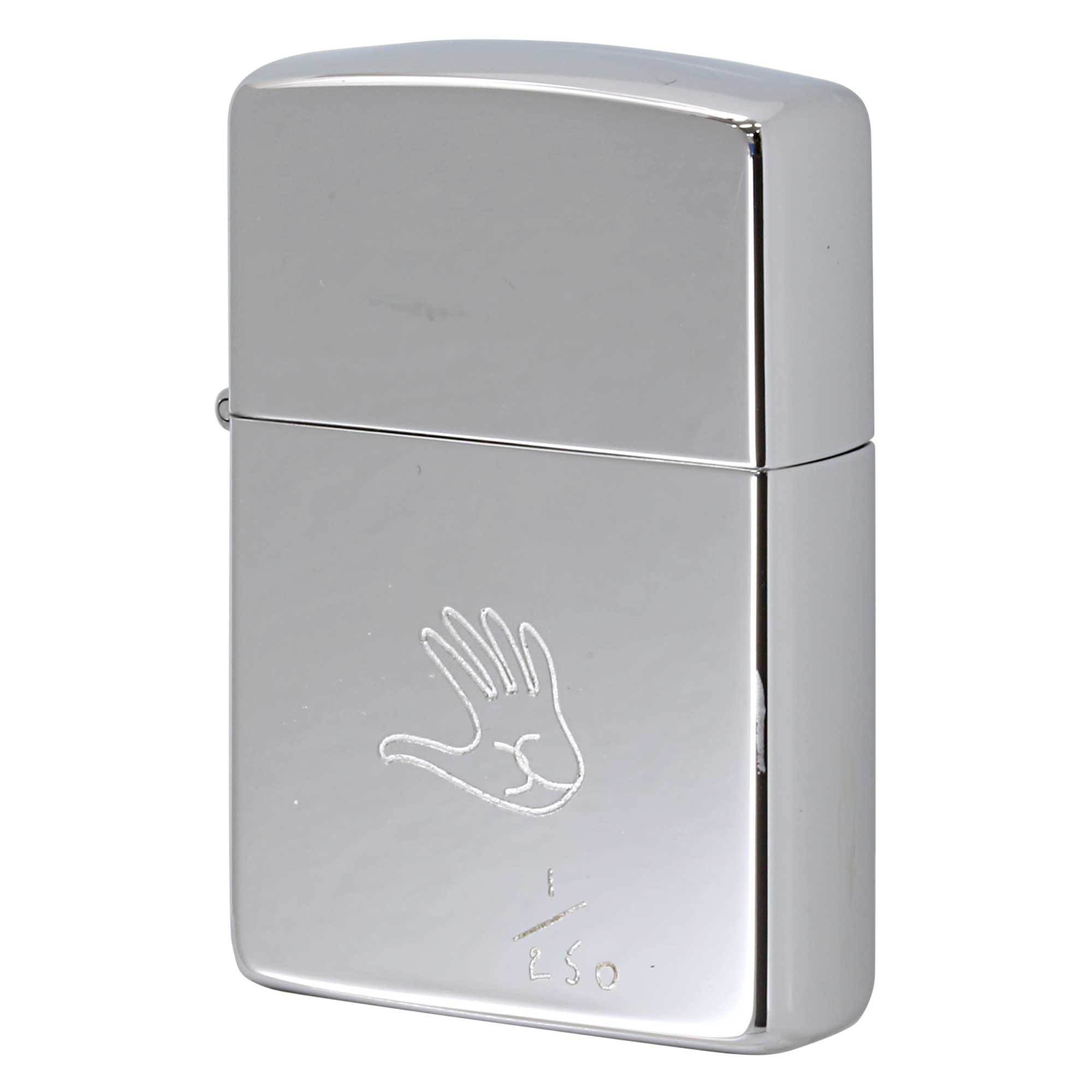 絶版/ヴィンテージ Zippo ジッポー 中古 1992年製造 ZIPPO Paul Smith ポール・スミス 手のひら シリアル番号 No.1  [S]ほぼ新品同様