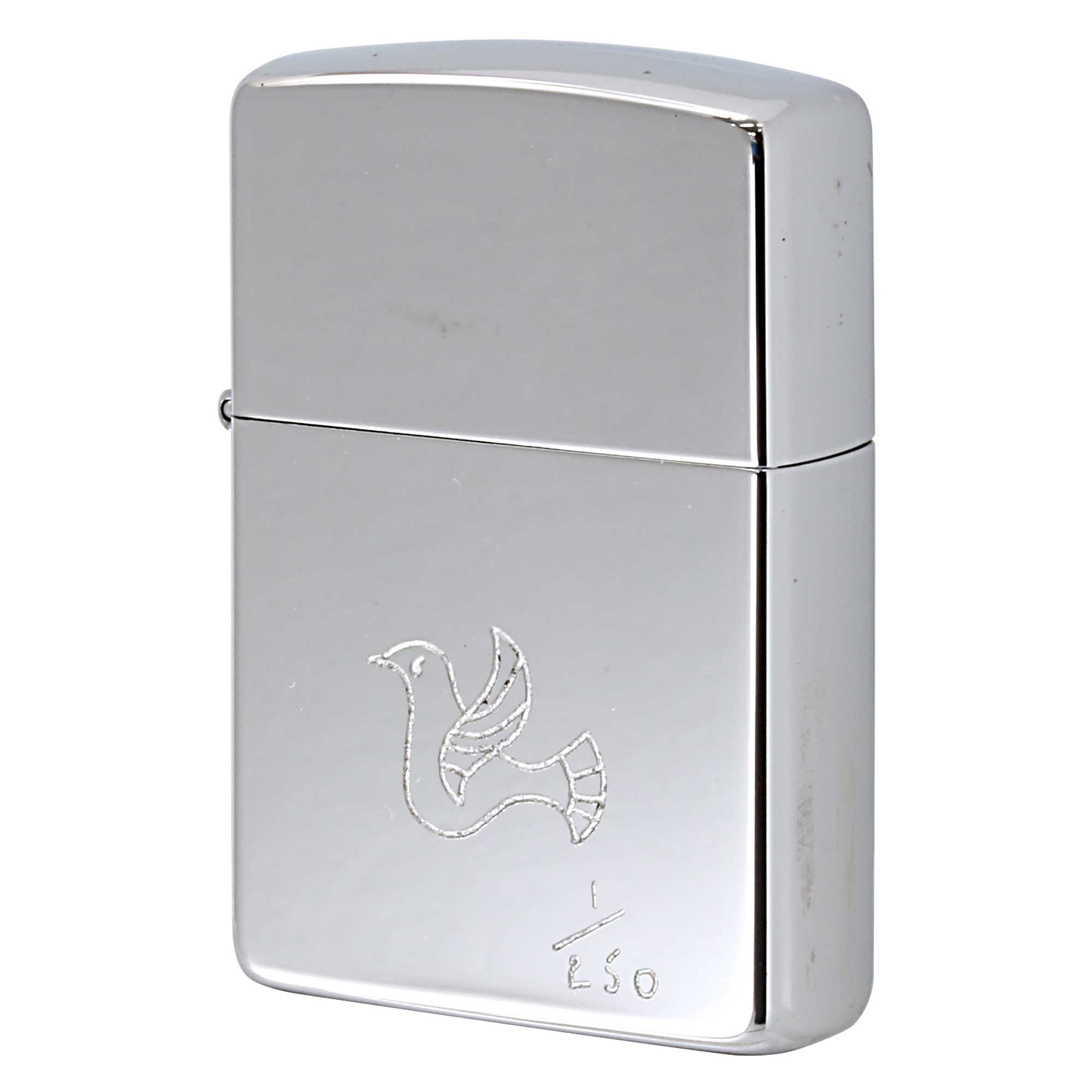 絶版/ヴィンテージ Zippo ジッポー 中古 1992年製造 ZIPPO Paul Smith ポール・スミス 鳥 シリアル番号 No.1  [A]使用感少なく状態が良い
