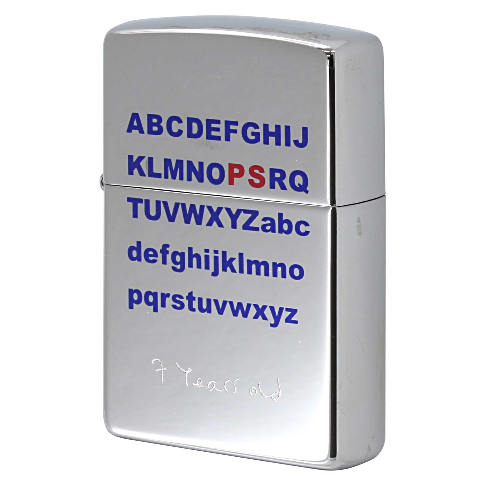 絶版/ヴィンテージ Zippo ジッポー 中古 1999年製造 ZIPPO Paul Smith ポール・スミス アルファベット ABC  [S]ほぼ新品同様