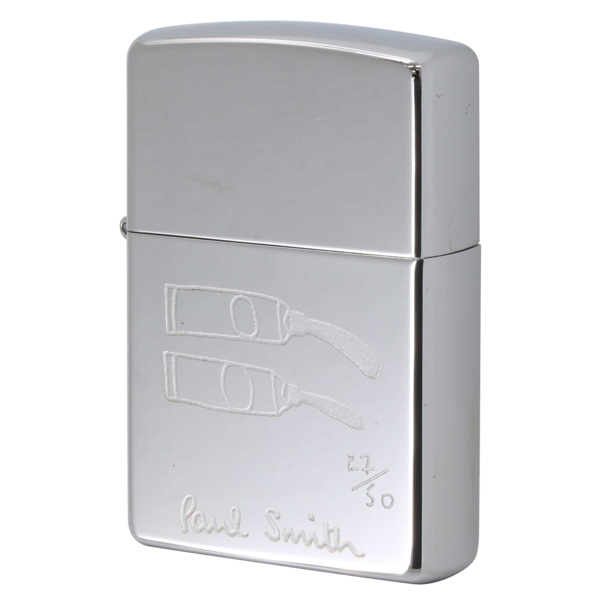 絶版/ヴィンテージ Zippo ジッポー 中古 1996年製造 ZIPPO Paul Smith ポール・スミス 絵具 シリアル番号 No.27  [S]ほぼ新品同様