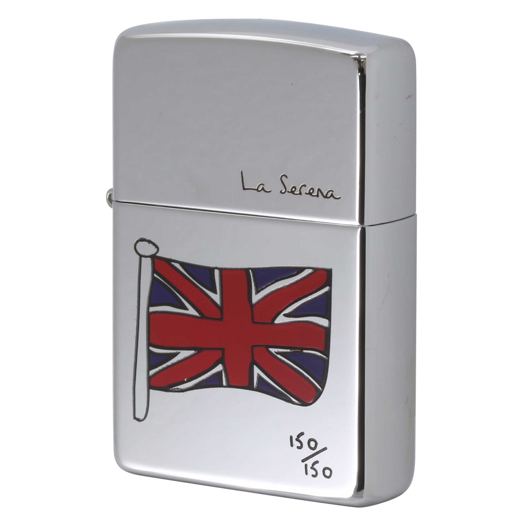 絶版/ヴィンテージ Zippo ジッポー 中古 2002年製造 ZIPPO Paul Smith ポール・スミス ユニオンジャック 国旗 シリアル番号 No.150  [S]ほぼ新品同様