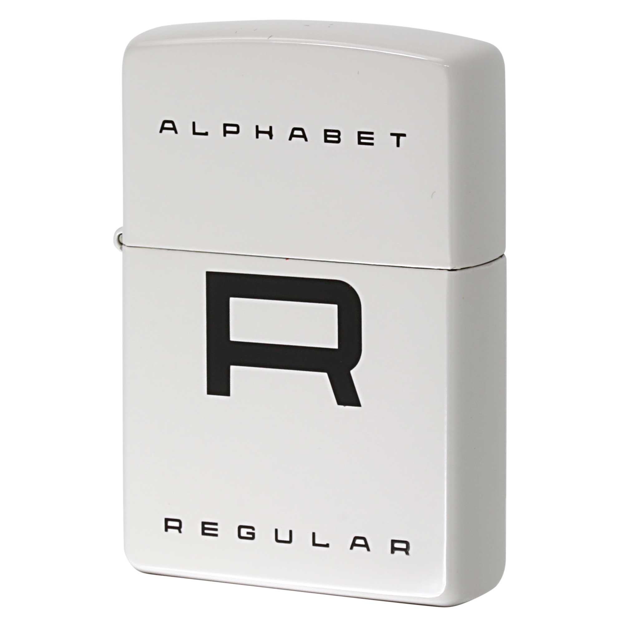 絶版/ヴィンテージ Zippo ジッポー 中古 2005年製造 アルファベット ALPHABET R JT 懸賞品  [A]使用感少なく状態が良い
