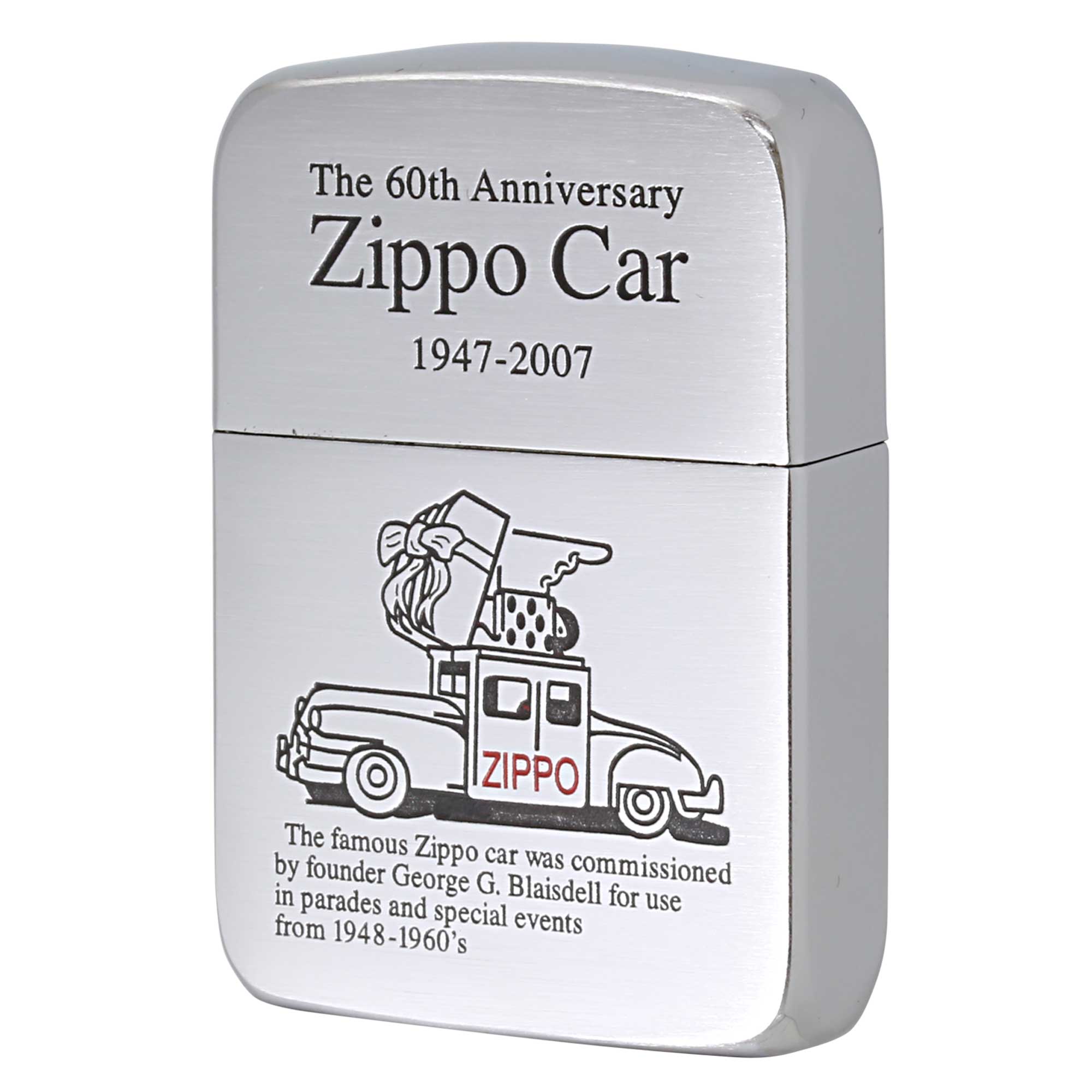 絶版/ヴィンテージ Zippo ジッポー 中古 2007年製造 1941レプリカ 60th Anniversary ZIPPO CAR 1947-20007 60周年記念モデル  [A]使用感少なく状態が良い