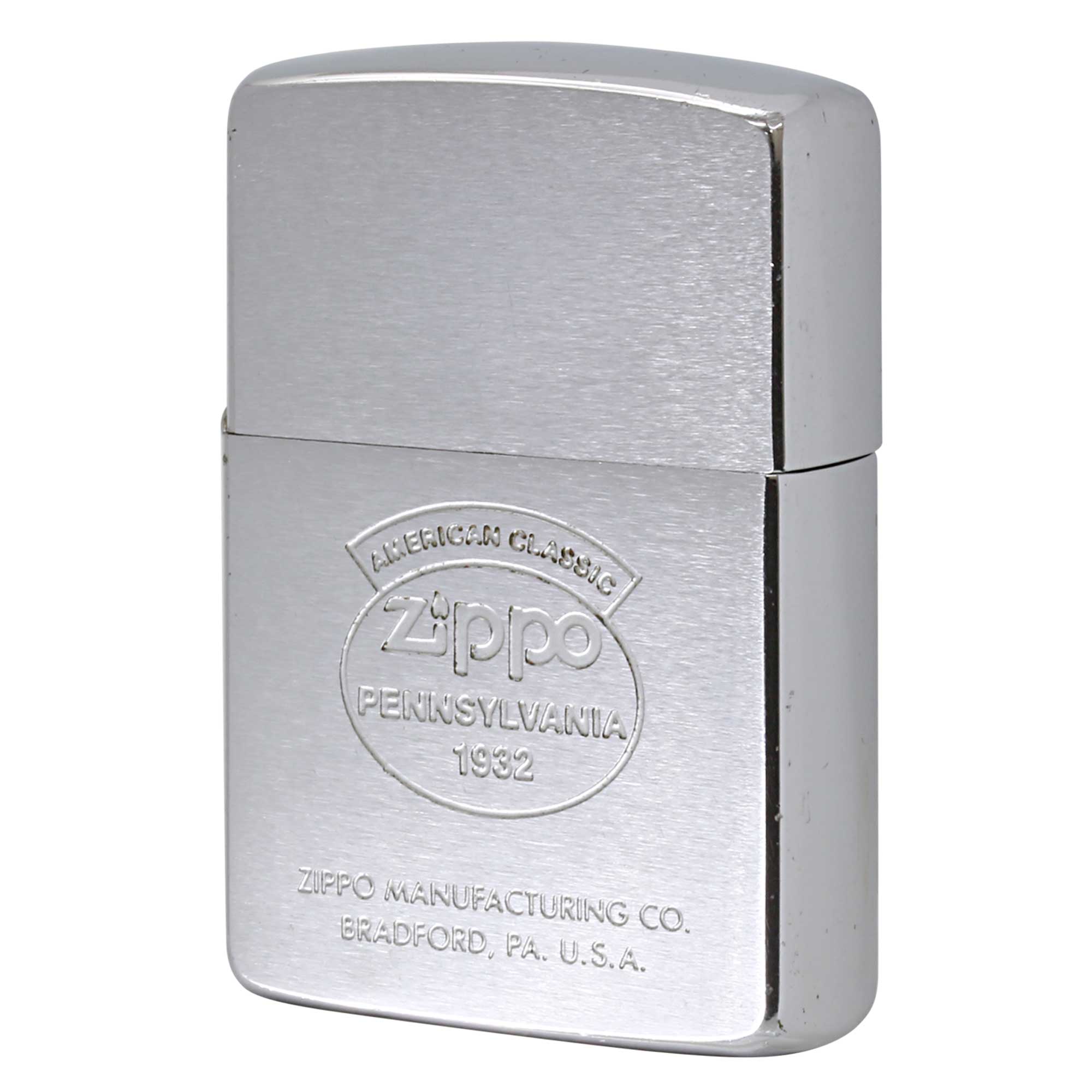 絶版/ヴィンテージ Zippo ジッポー 中古 1989年製造 アメリカンクラシック ZIPPO PENNSYLVANIA 1932  [C]使用感あり傷汚れあり