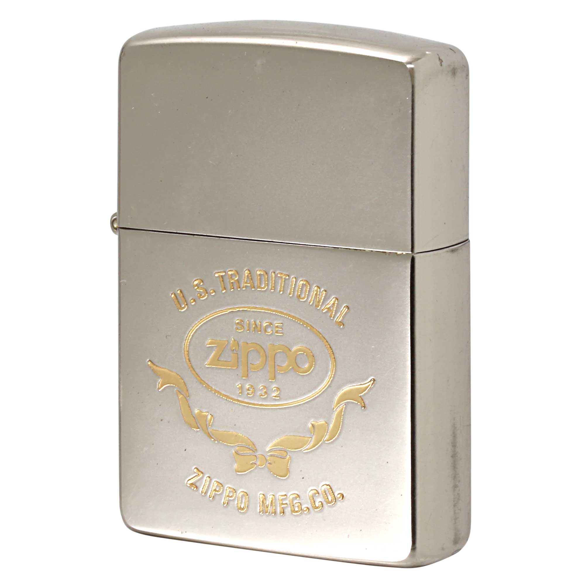 絶版/ヴィンテージ Zippo ジッポー 中古 1993年製造 ジッポ ロゴ U.S.TRADITIONAL  [B]使用感ありやや傷汚れあり