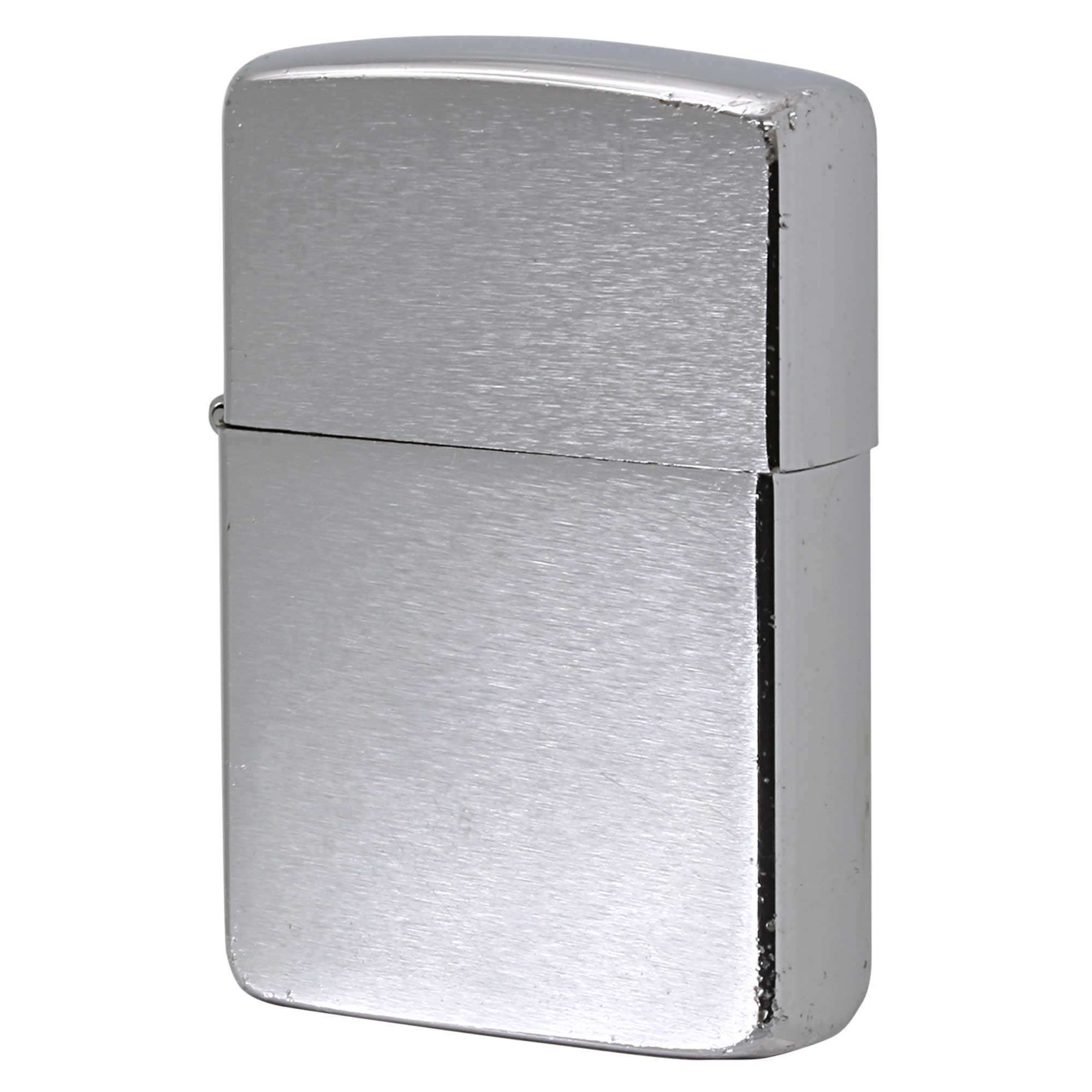 絶版/ヴィンテージ Zippo ジッポー 中古 1986年製造 ブラッシュドクローム Brushed Chrome No.200  [B]使用感ありやや傷汚れあり
