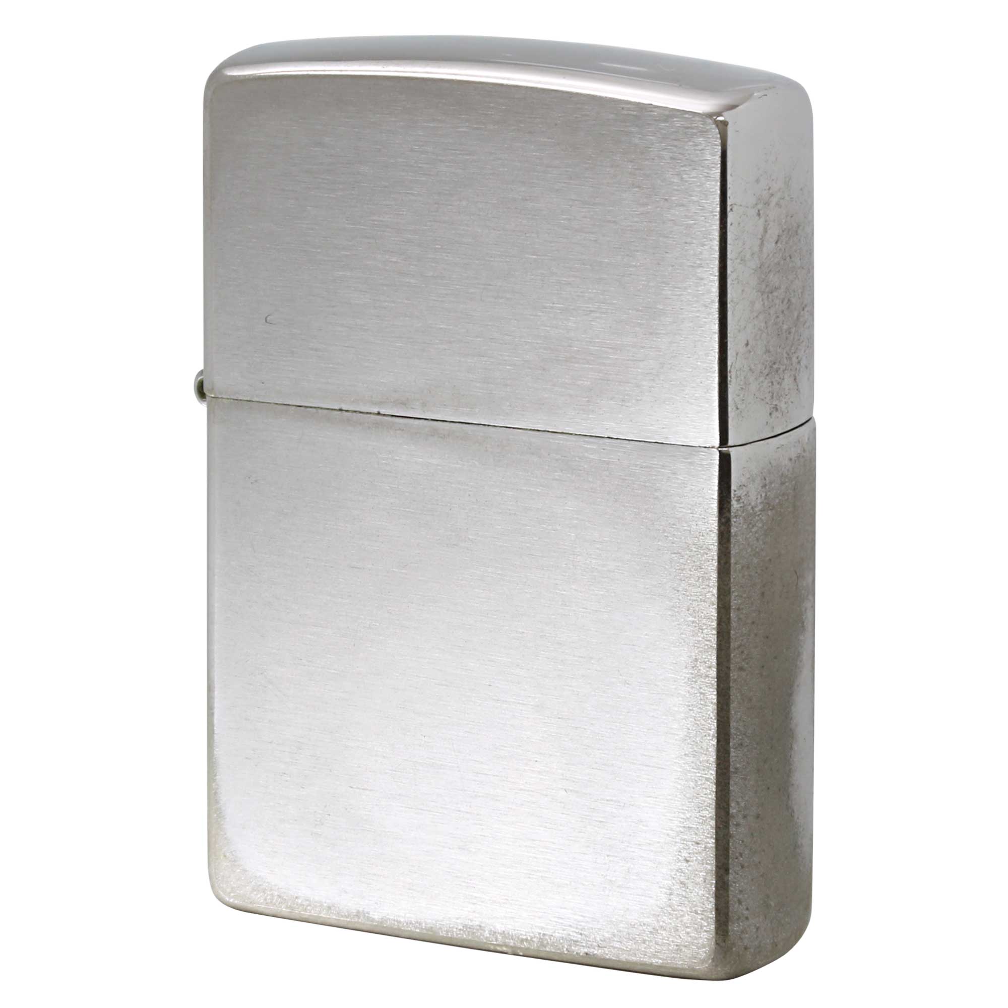 絶版/ヴィンテージ Zippo ジッポー 中古 2022年製造 No.200 ブラッシュドクローム Brushed Chrome  [B]使用感ありやや傷汚れあり