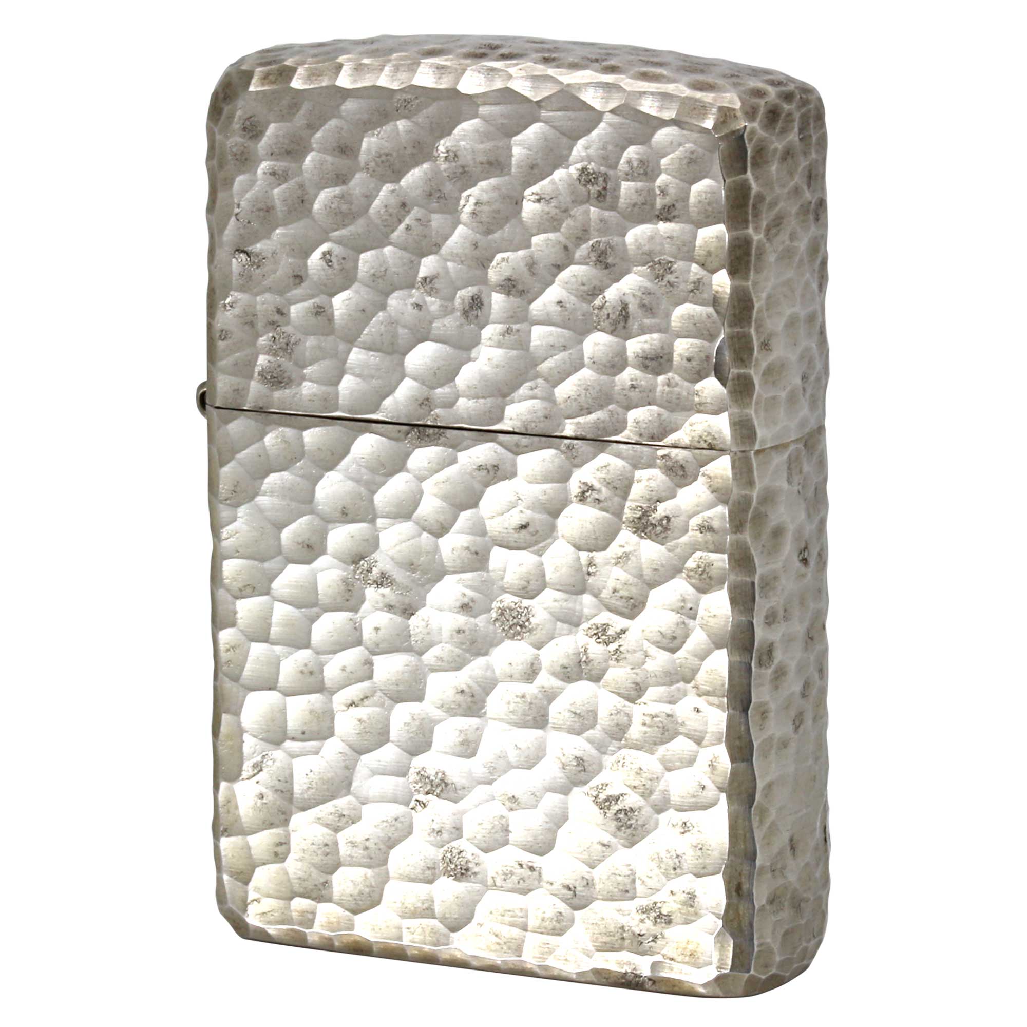 絶版/ヴィンテージ Zippo ジッポー 中古 2012年製造 スターリングシルバー 純銀 鎚目 ハンマートーン  [A]使用感少なく状態が良い