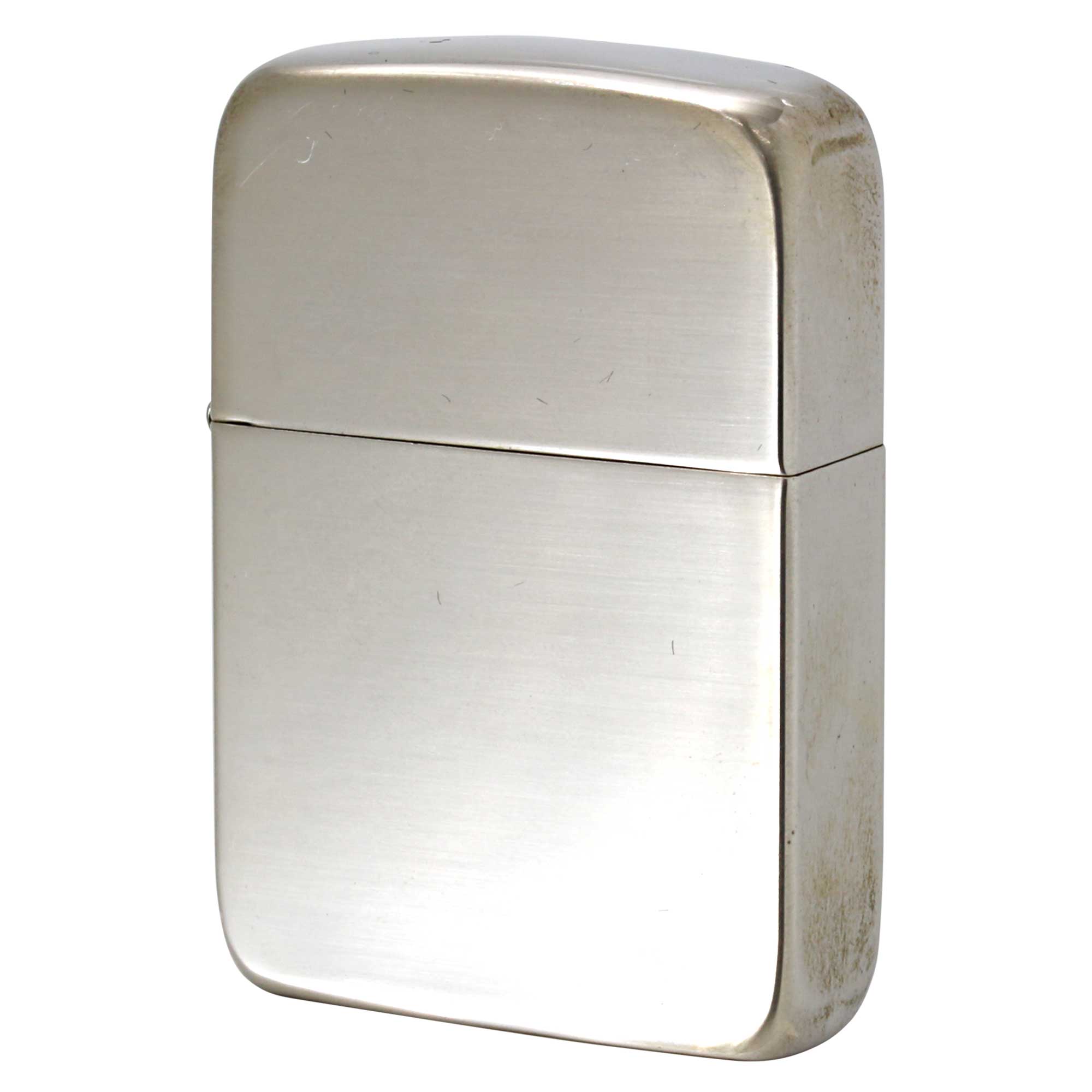 絶版/ヴィンテージ Zippo ジッポー 中古 2007年製造 スターリングシルバー 1941レプリカ サテーナ No.24  [A]使用感少なく状態が良い