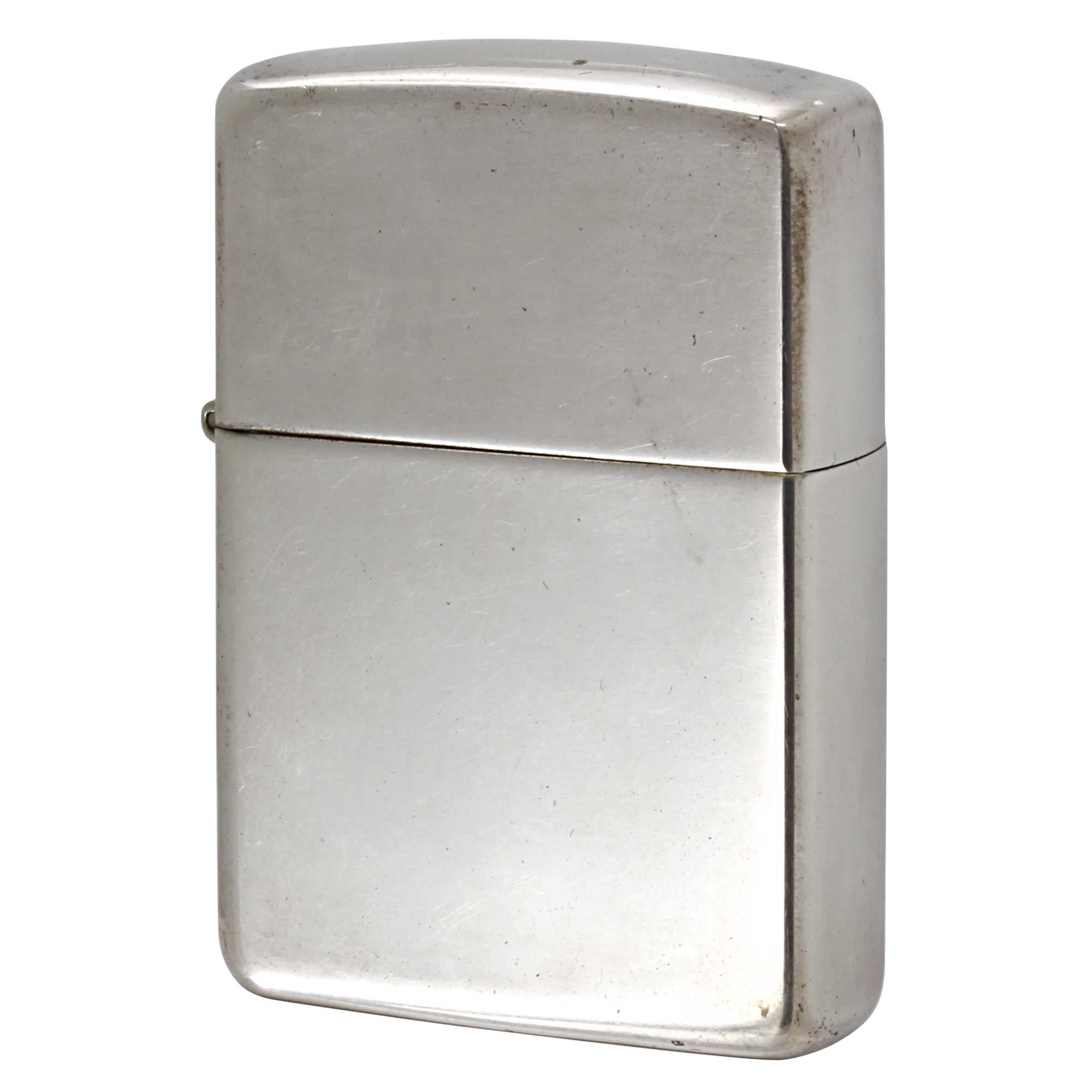 絶版/ヴィンテージ Zippo ジッポー 中古 2007年製造 スターリングシルバー 鏡面 無地 No.15  [B]使用感ありやや傷汚れあり