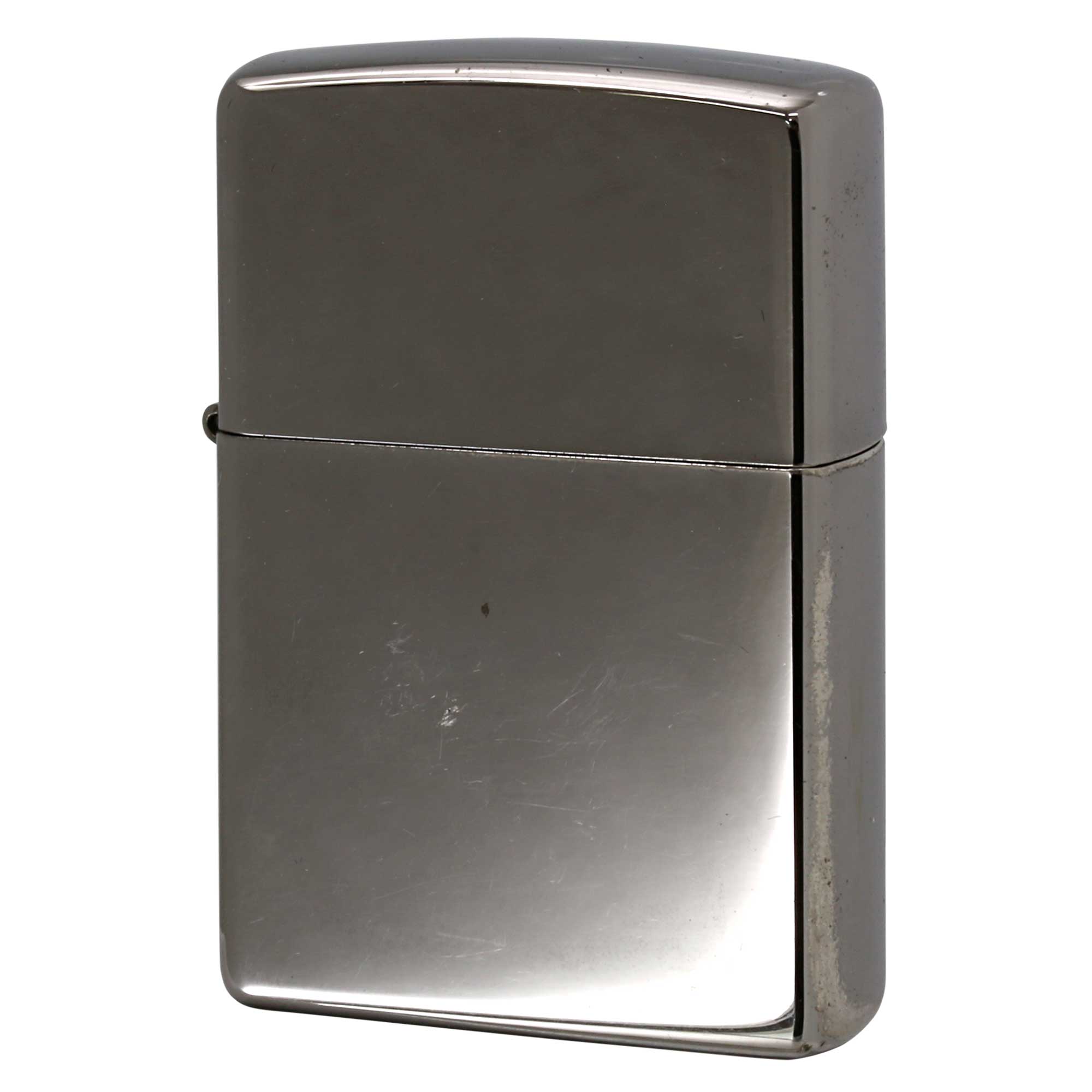 絶版/ヴィンテージ Zippo ジッポー 中古 2015年製造 ブラックアイス No.150  [C]使用感あり傷汚れあり