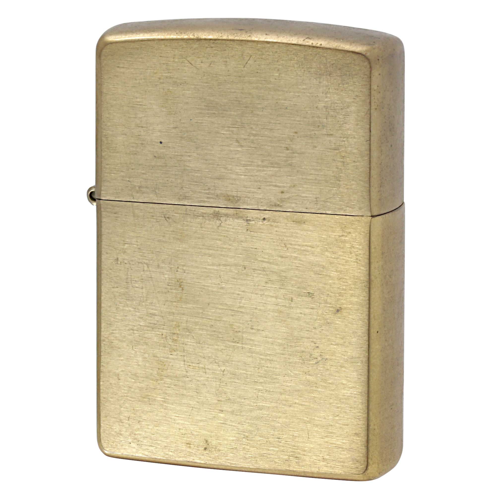 絶版/ヴィンテージ Zippo ジッポー 中古 2014年製造 ソリッドブラス No.204  [C]使用感あり傷汚れあり
