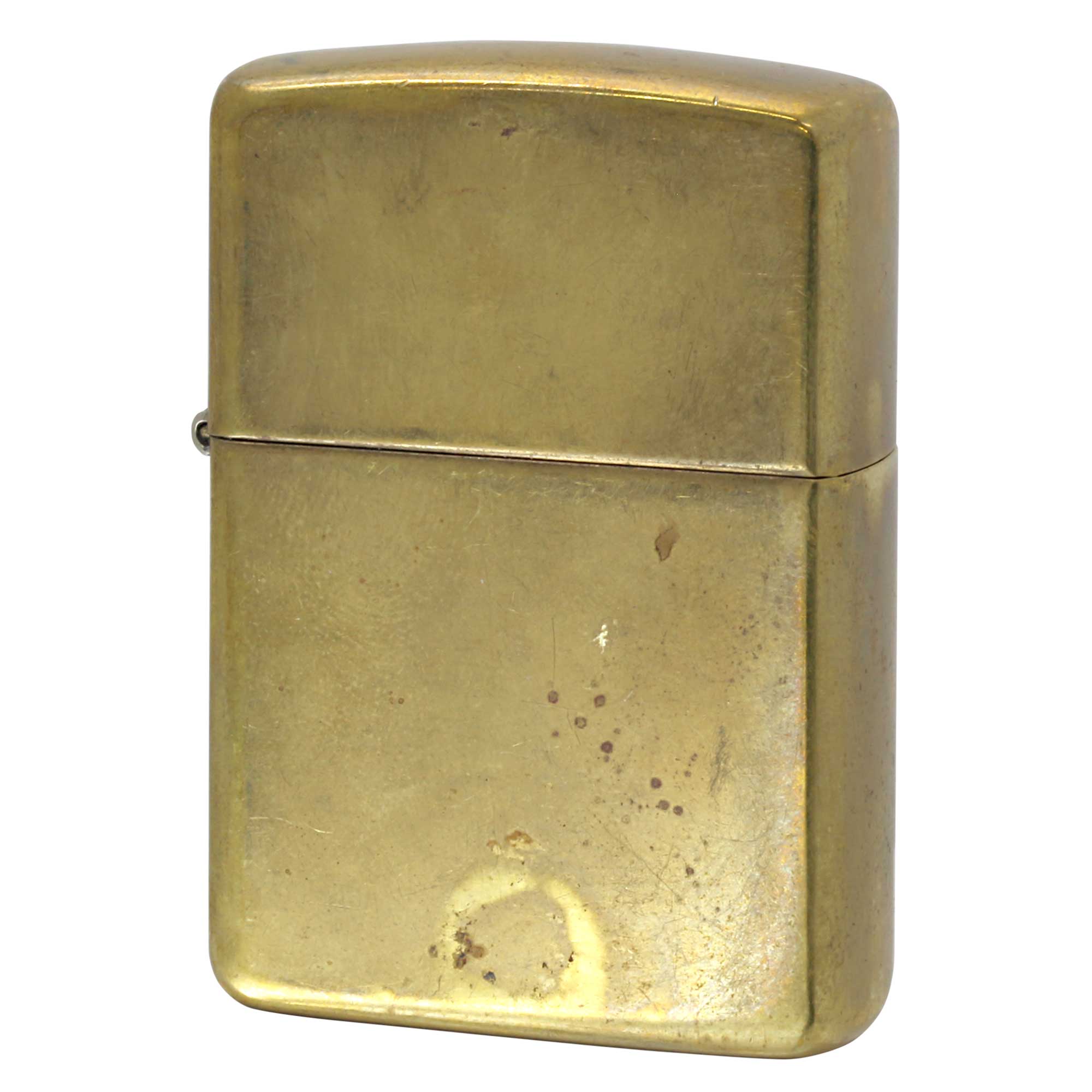 絶版/ヴィンテージ Zippo ジッポー 中古 2002年製造 ARMOR アーマー ポリッシュブラス No.169  [C]使用感あり傷汚れあり