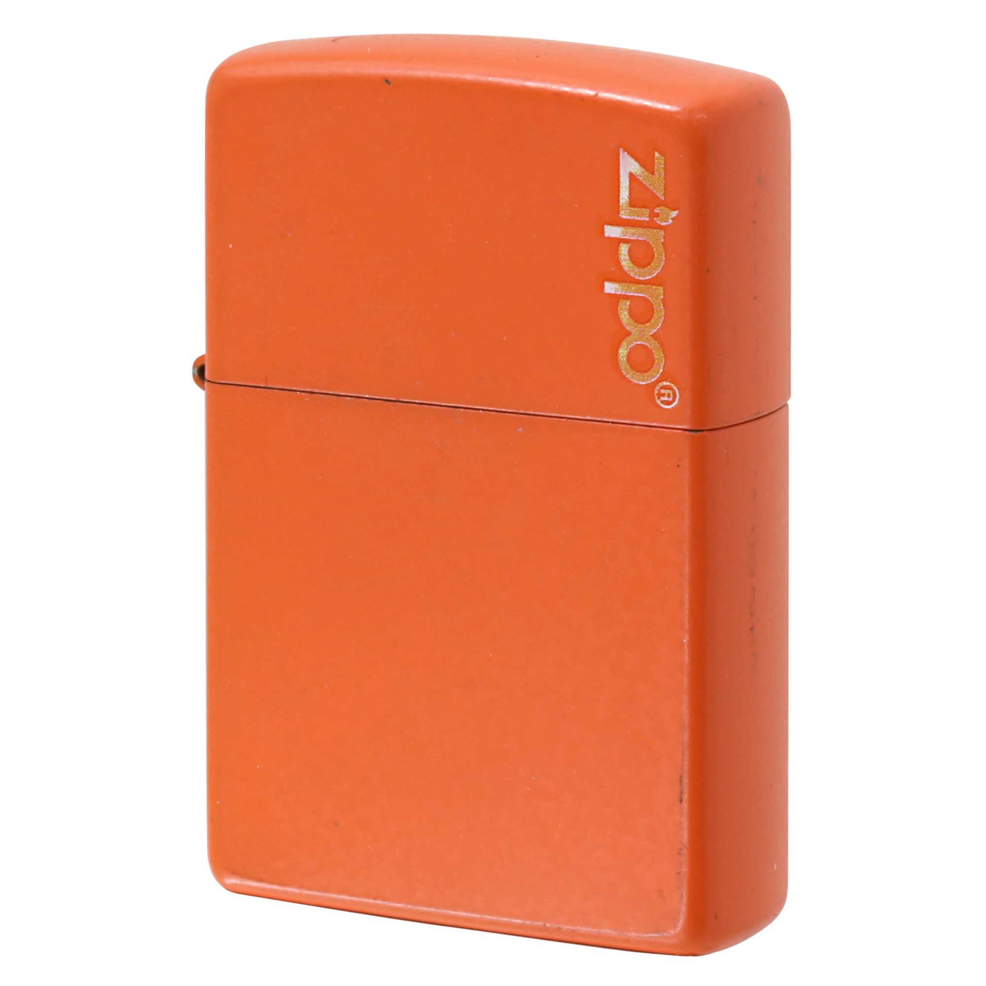 絶版/ヴィンテージ Zippo ジッポー 中古 2011年製造 オレンジ マット ジッポ ロゴ Orange Matte Zippo Logo 231ZL  [C]使用感あり傷汚れあり