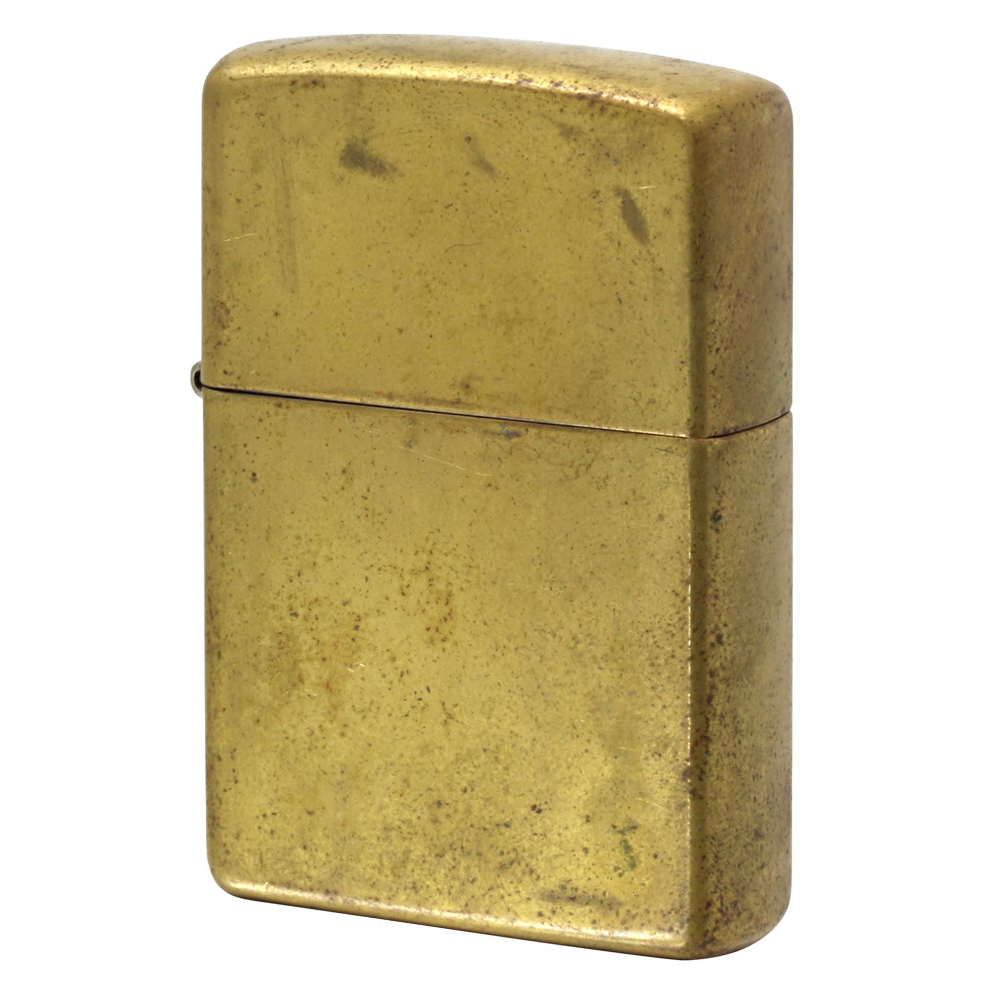 絶版/ヴィンテージ Zippo ジッポー 中古 2009年製造 ハイポリッシュブラス No.254  [C]使用感あり傷汚れあり
