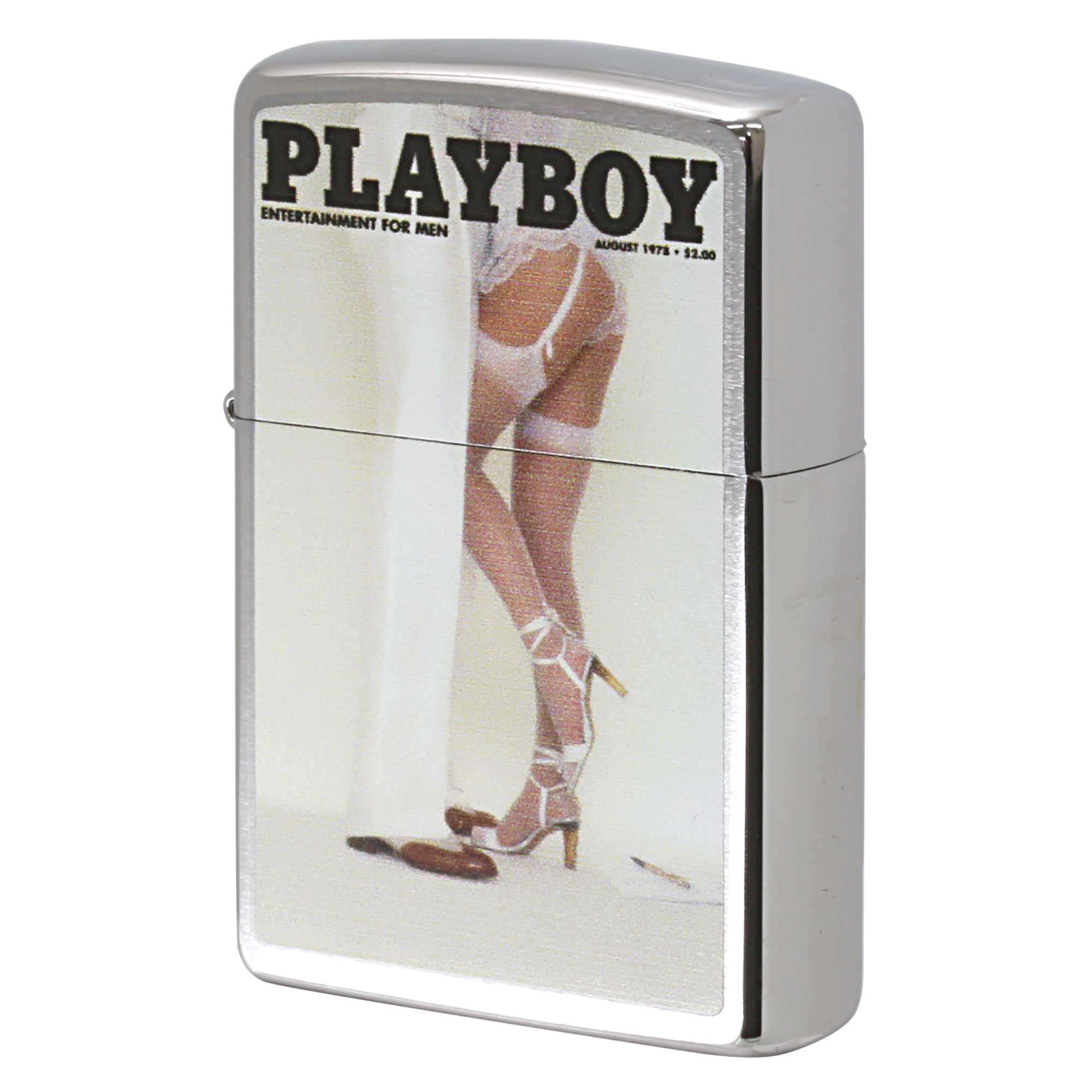 絶版/ヴィンテージ Zippo ジッポー 中古 2013年製造 プレイボーイ Playboy August 1978 Cover 207CI009922  [N]未使用・新品