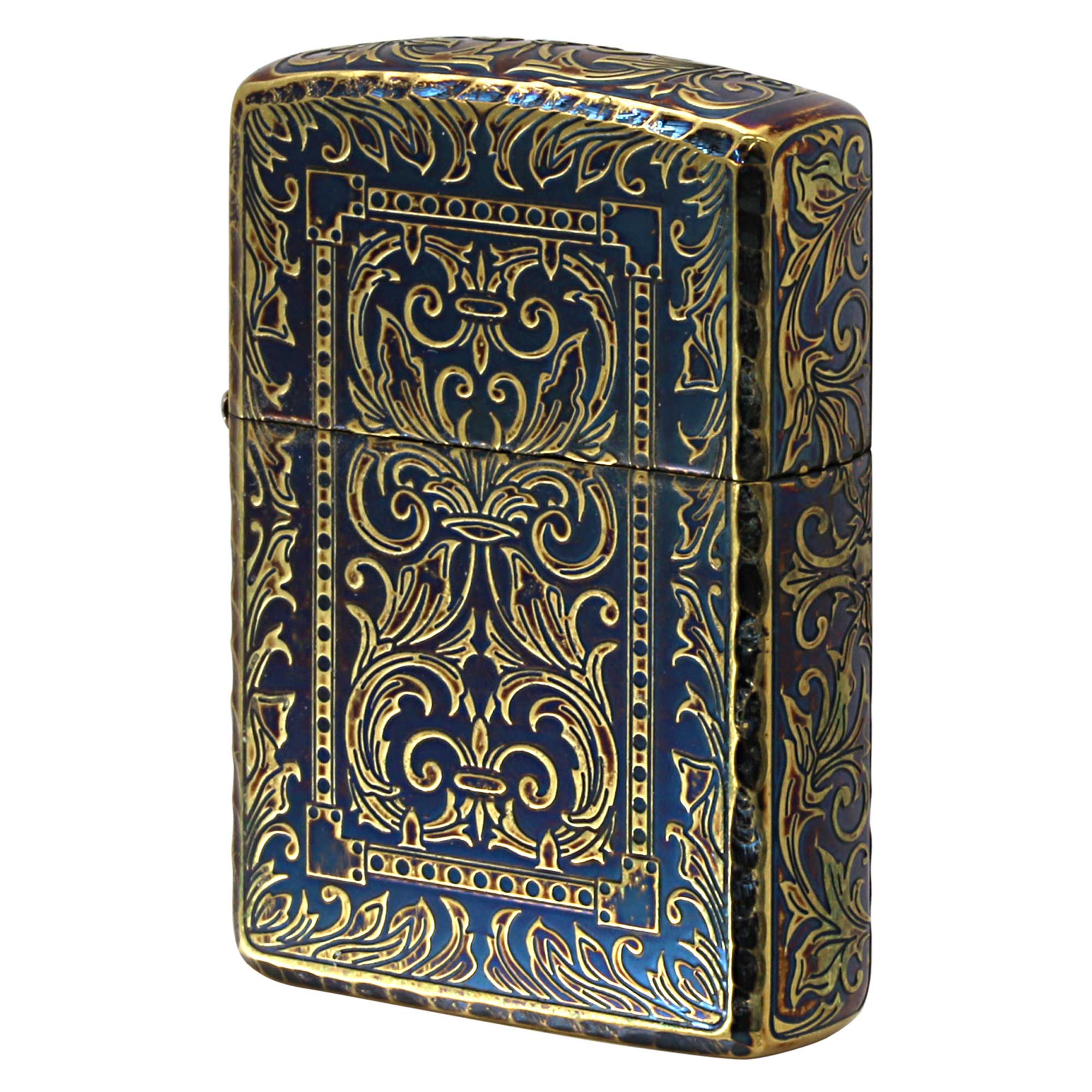 絶版/ヴィンテージ Zippo ジッポー 中古 2022年製造 ARMOR アーマー 唐草 162GI  [C]使用感あり傷汚れあり