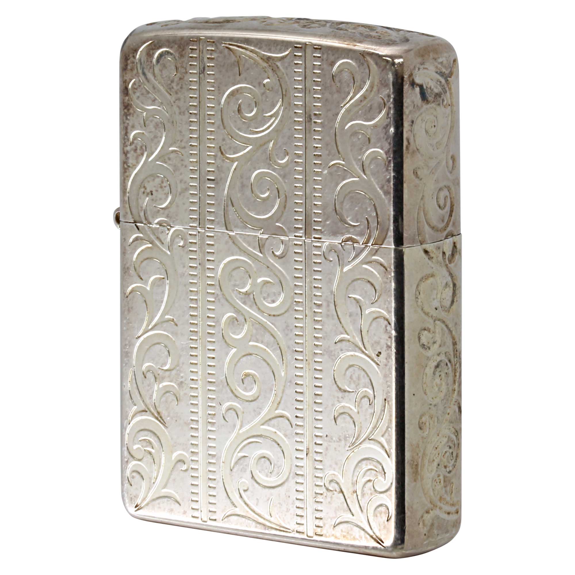 絶版/ヴィンテージ Zippo ジッポー 中古 2007年製造 4面 アラベスク加工  [C]使用感あり傷汚れあり