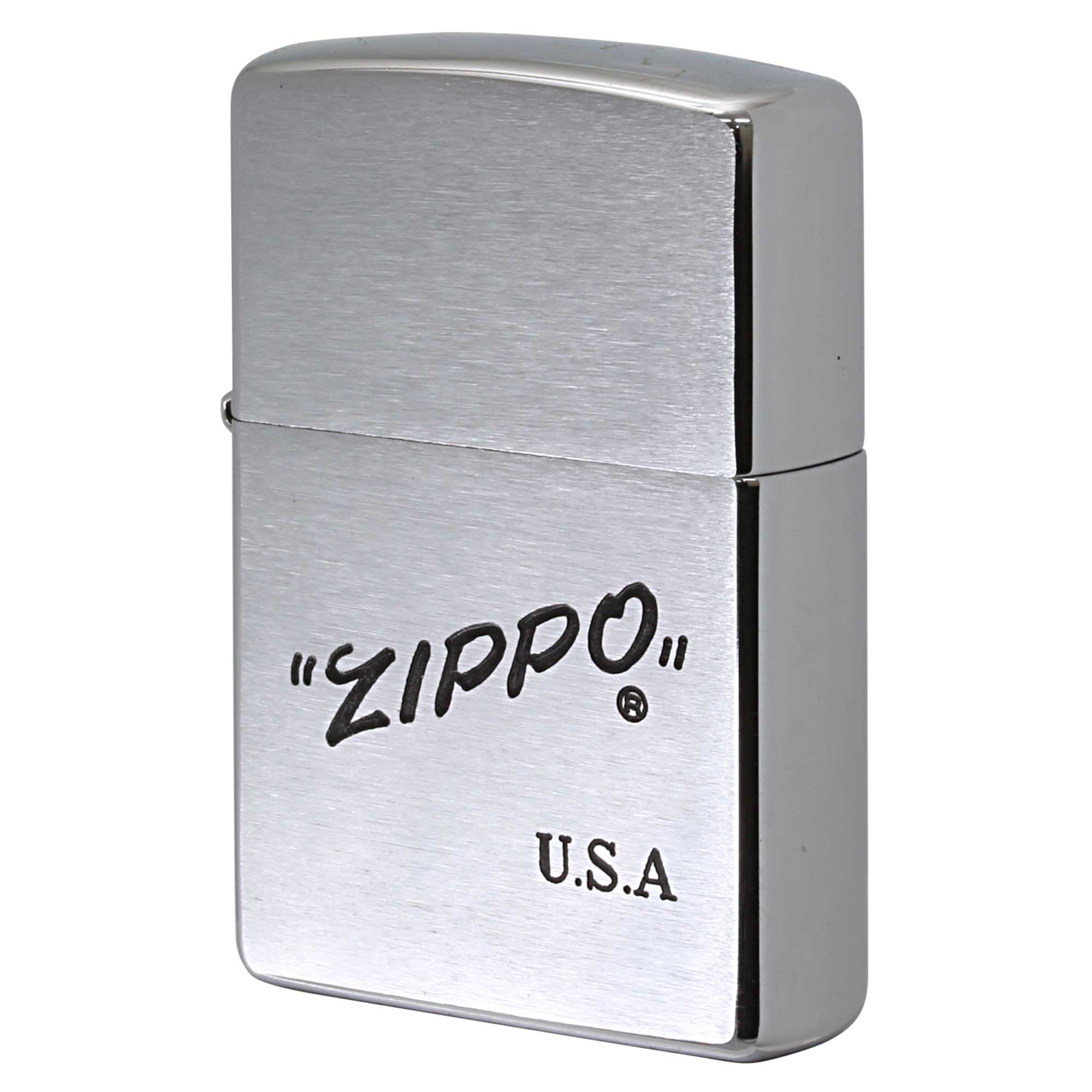絶版/ヴィンテージ Zippo ジッポー 中古 1997年製造 1955-1979年使用 ZIPPO LOGO USA  [B]使用感ありやや傷汚れあり