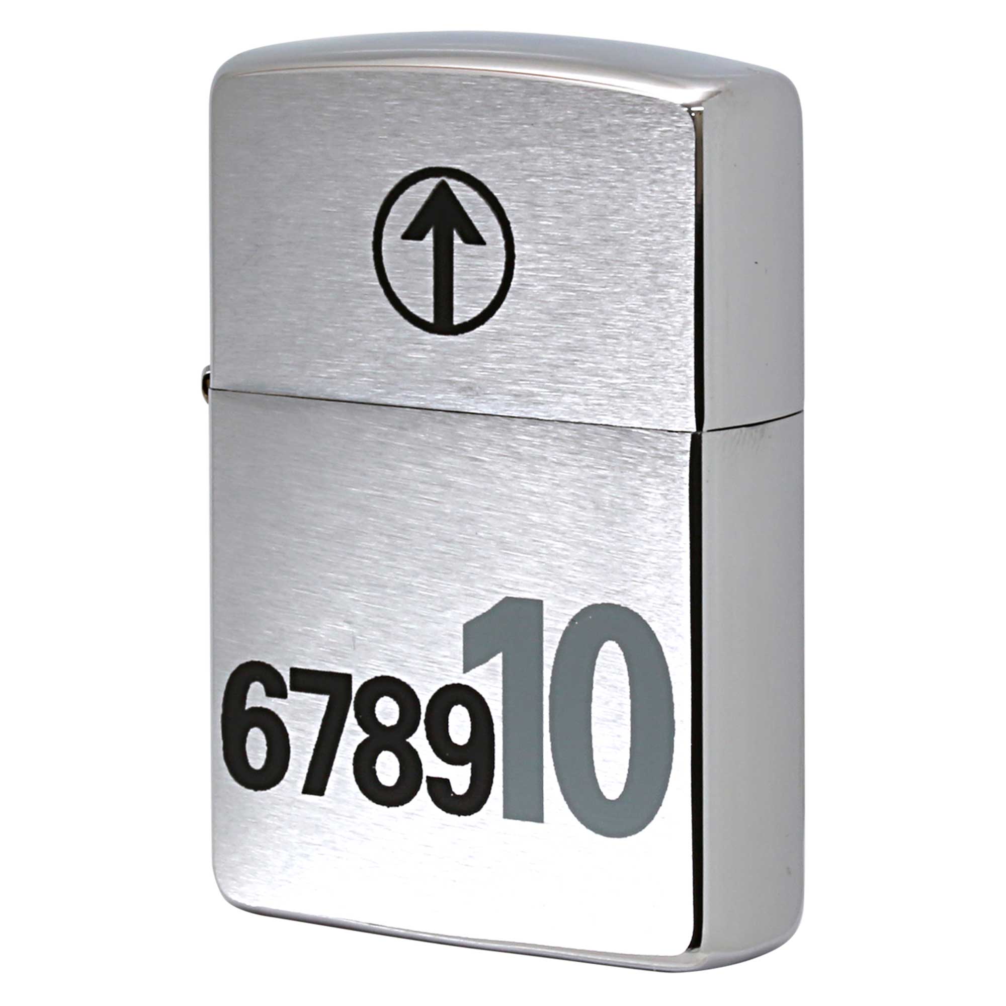 絶版/ヴィンテージ Zippo ジッポー 中古 1998年製造 ZIPPO R.Newbold アールニューボールド 数字 ナンバー  678910  [S]ほぼ新品同様