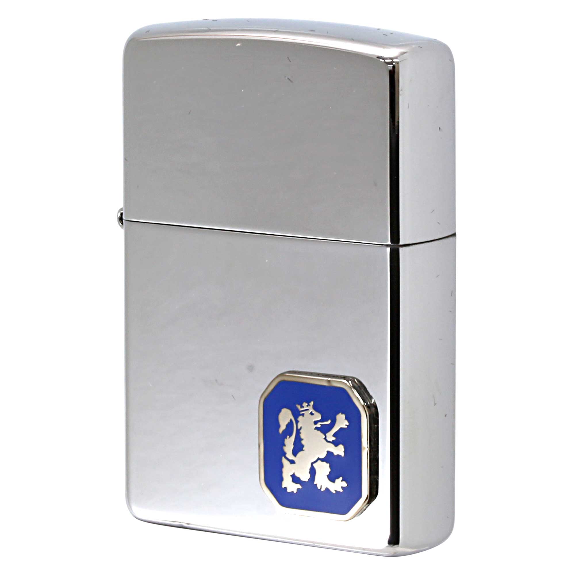 絶版/ヴィンテージ Zippo ジッポー 中古 2004年製造 ZIPPO R.Newbold アールニューボールド ロゴ メタルエンブレム  [S]ほぼ新品同様