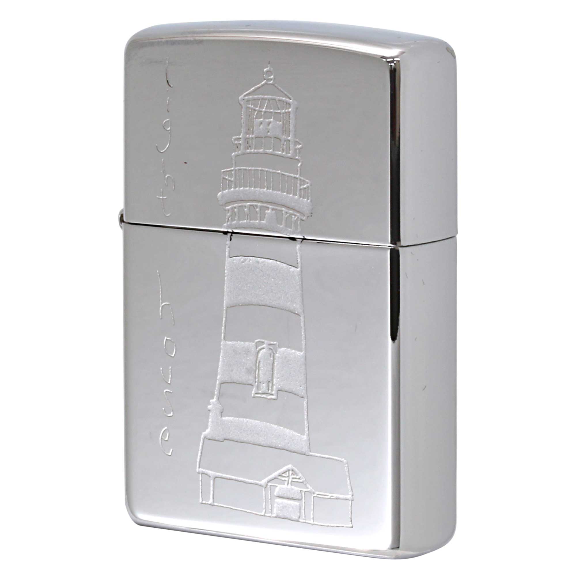 絶版/ヴィンテージ Zippo ジッポー 中古 2002年製造 ZIPPO Paul Smith ポール・スミス 試作品 Light House 灯台  [S]ほぼ新品同様