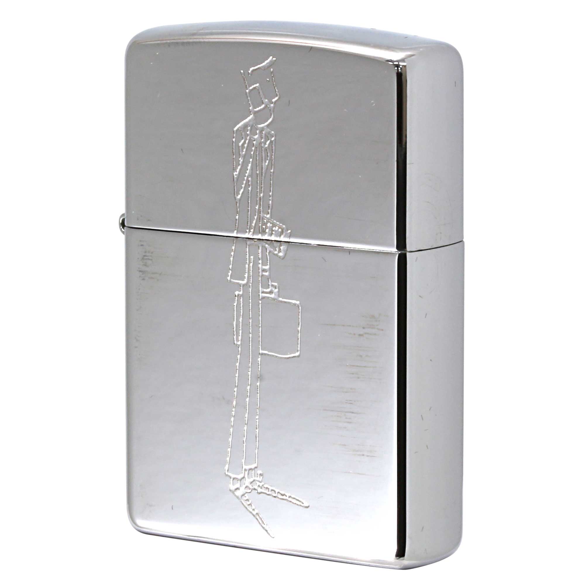 絶版/ヴィンテージ Zippo ジッポー 中古 2003年製造 ZIPPO Paul Smith ポール・スミス 試作品 ビジネスマン 電話をかける  [S]ほぼ新品同様