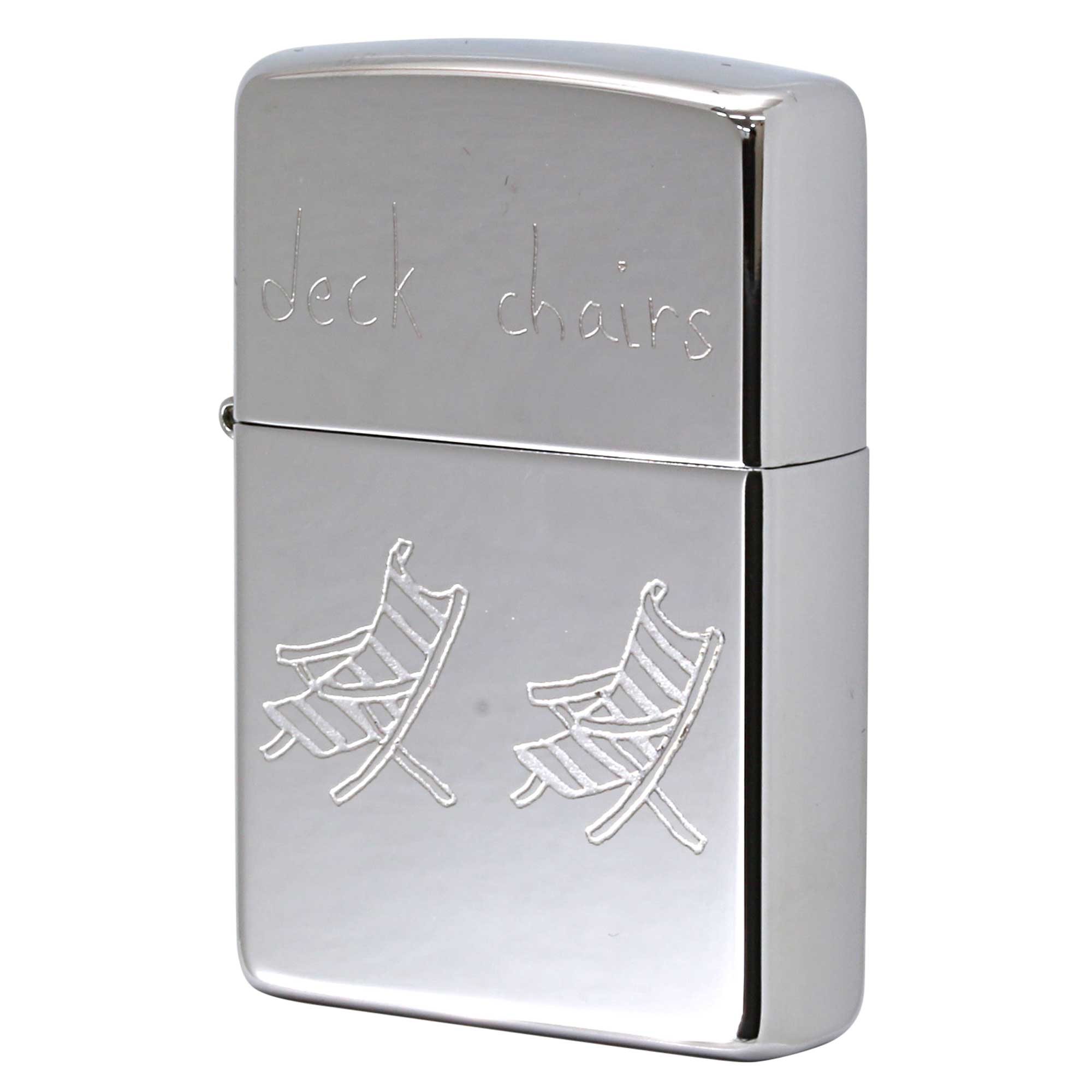 絶版/ヴィンテージ Zippo ジッポー 中古 2002年製造 ZIPPO Paul Smith ポール・スミス 試作品 デッキチェア  [S]ほぼ新品同様