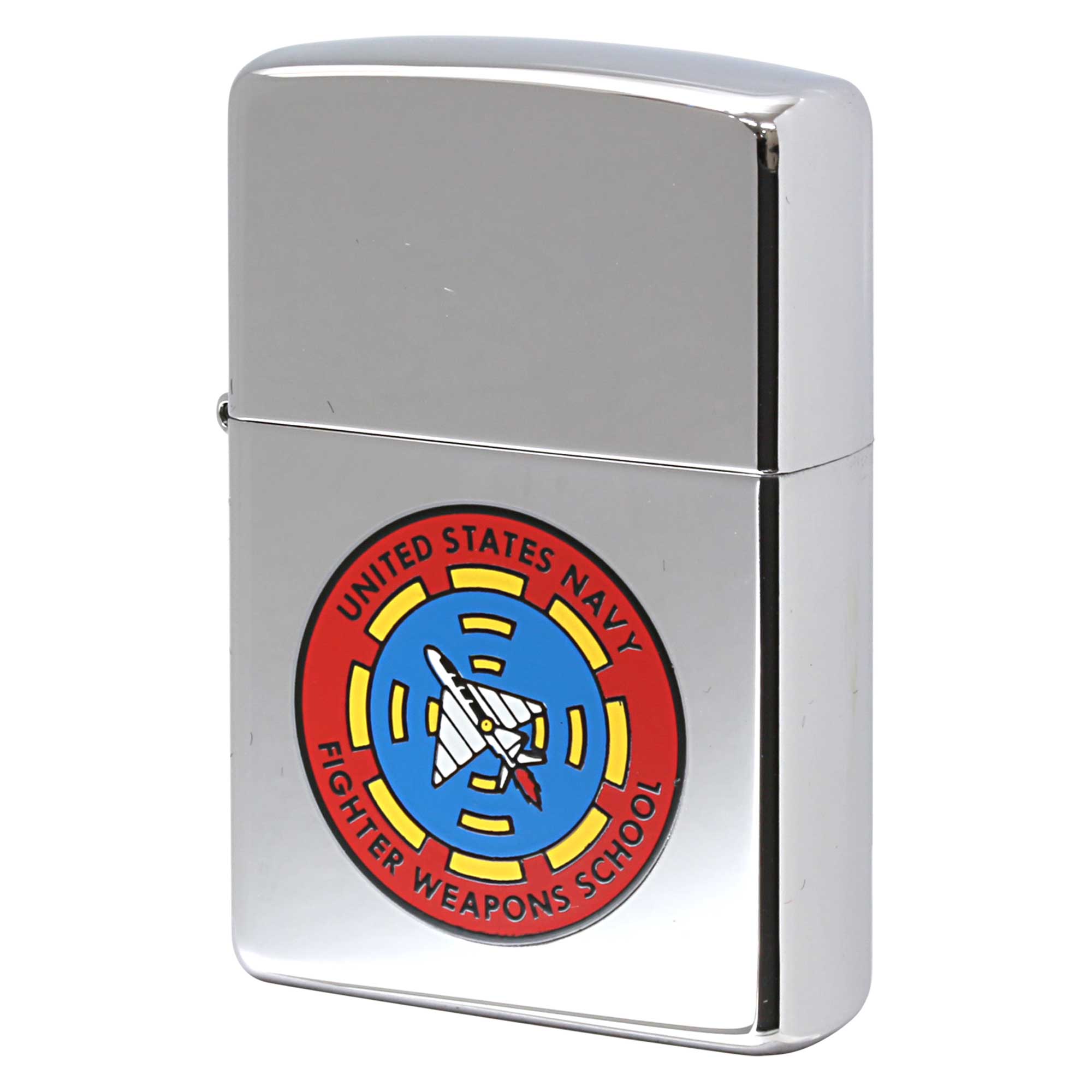 絶版/ヴィンテージ Zippo ジッポー 中古 2000年製造 アメリカ海軍戦闘機兵器学校 トップガン united states navy fighter weapons school  [S]ほぼ新品同様