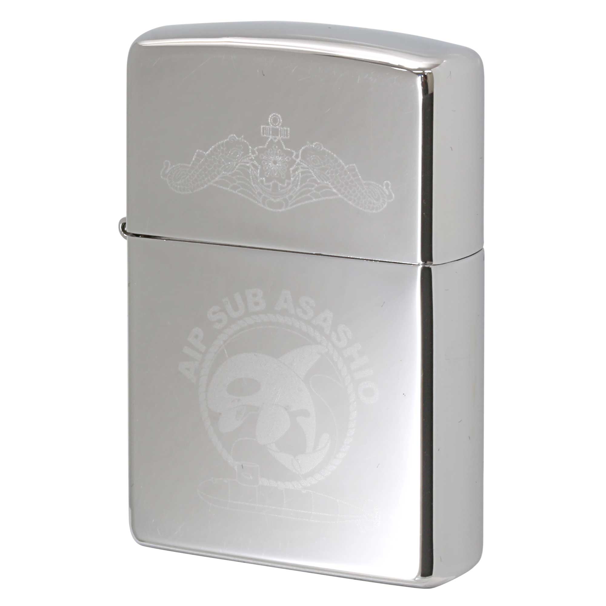 絶版/ヴィンテージ Zippo ジッポー 中古 2014年製造 海上自衛隊 潜水艦 あさしお AIP SUB ASASHIO  [A]使用感少なく状態が良い