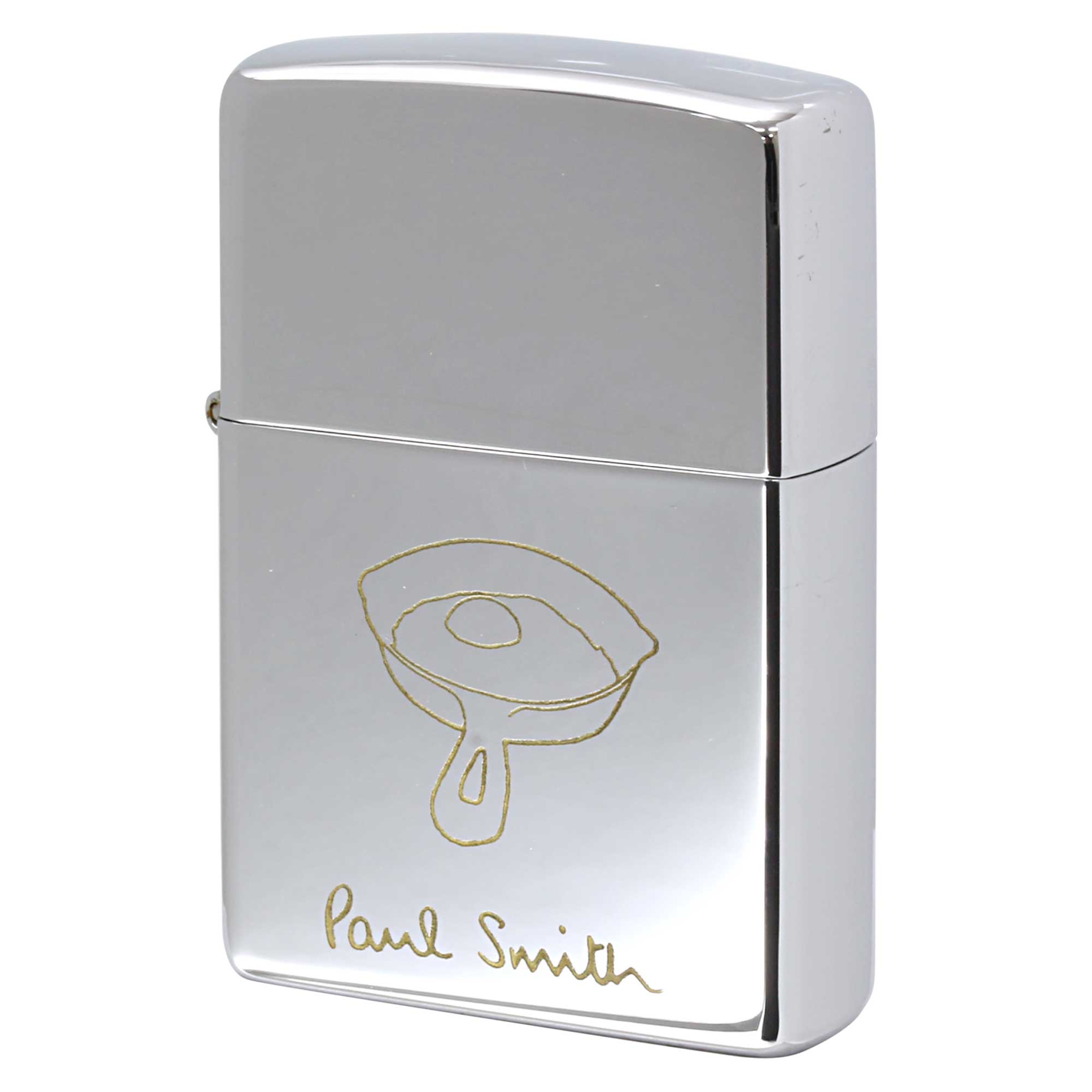 絶版/ヴィンテージ Zippo ジッポー 中古 2001年製造 ZIPPO Paul Smith フライパンと目玉焼き  [S]ほぼ新品同様
