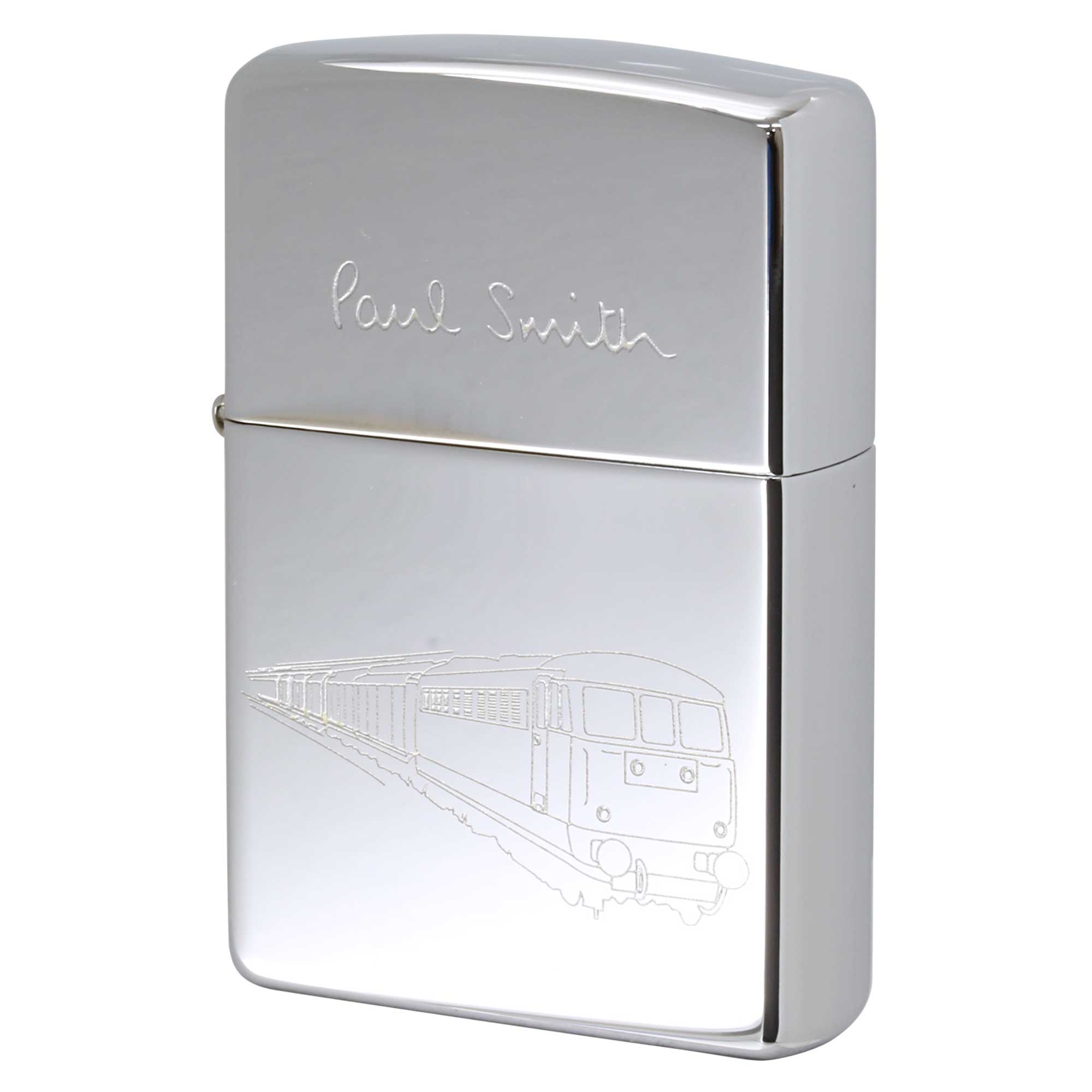 絶版/ヴィンテージ Zippo ジッポー 中古 2001年製造 ZIPPO Paul Smith トレイン 電車  [S]ほぼ新品同様