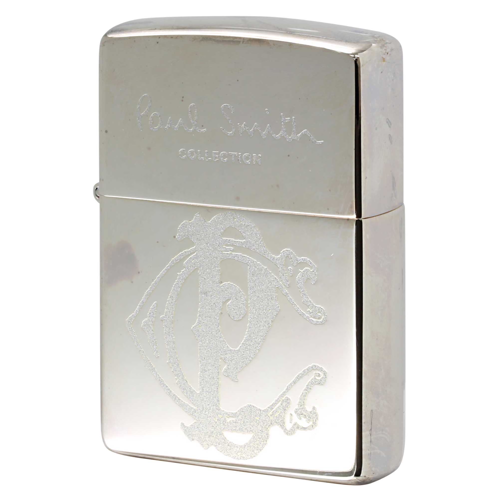 絶版/ヴィンテージ Zippo ジッポー 中古 2001年製造 ZIPPO Paul Smith Collection ロゴ PG  [S]ほぼ新品同様
