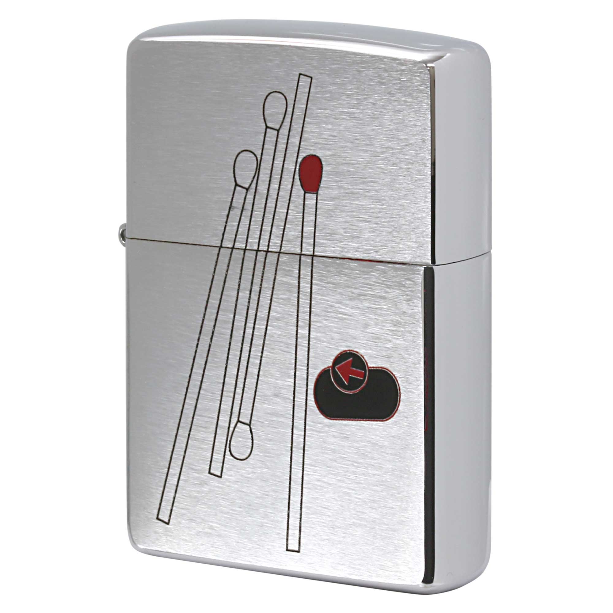 絶版/ヴィンテージ Zippo ジッポー 中古 2000年製造 ZIPPO R.Newbold アールニューボールド マッチ棒  [S]ほぼ新品同様