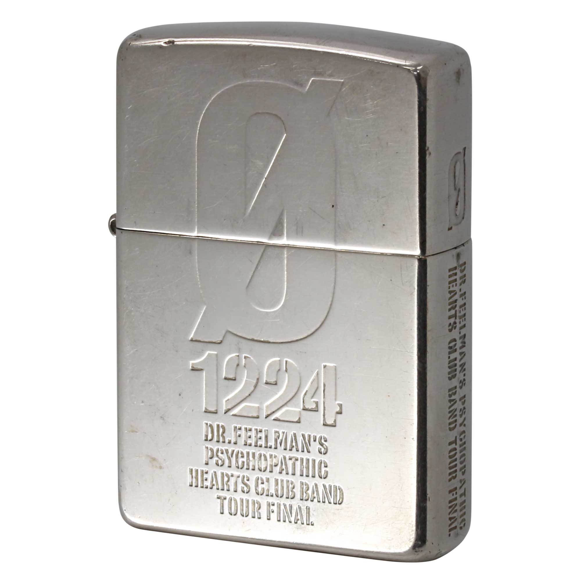 絶版/ヴィンテージ Zippo ジッポー 中古 2001年製造 BOOWY 1224 Film GIG TOUR ツアーグッズ No.0911  [C]使用感あり傷汚れあり